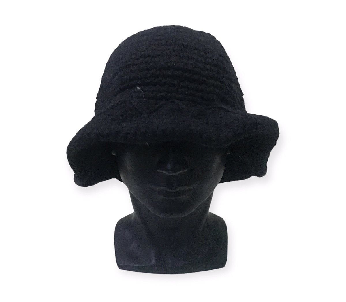 image of Chiyoda Knit Bucket Hat in Black, Men's