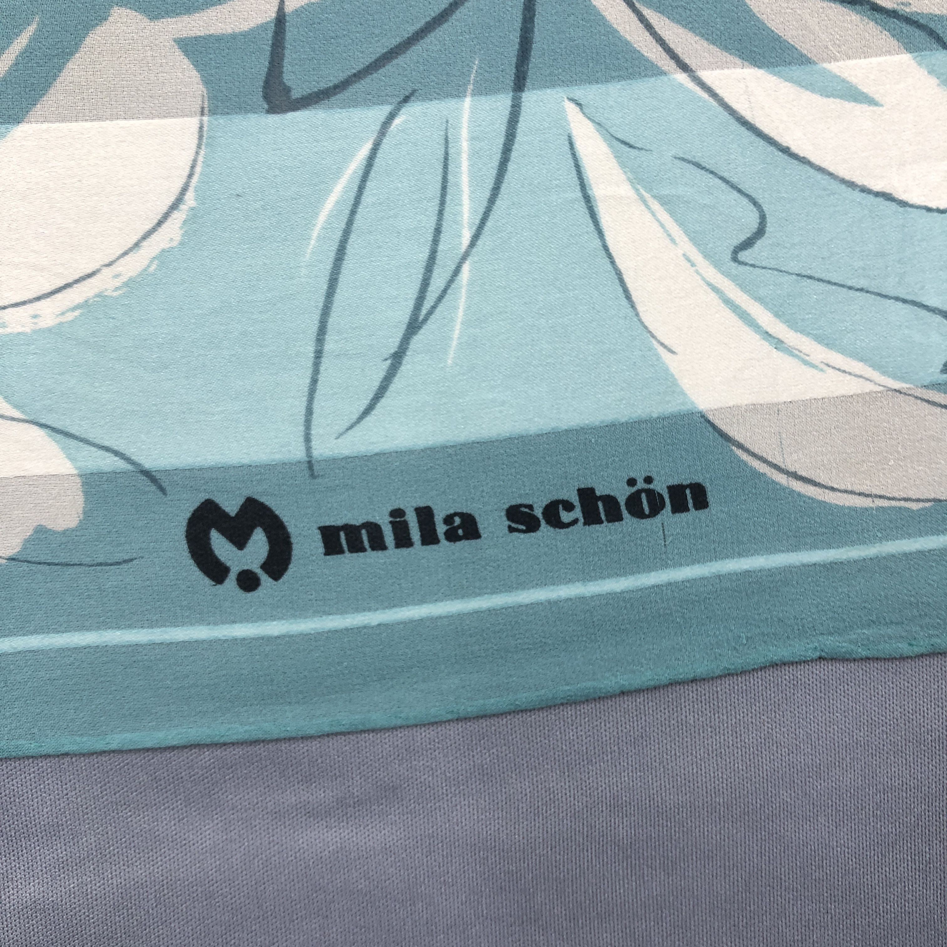 Mila Schon Vintage Mila Schon SILK Scarf Twill Stole Wraps Scarves Size ONE SIZE - 12 Thumbnail