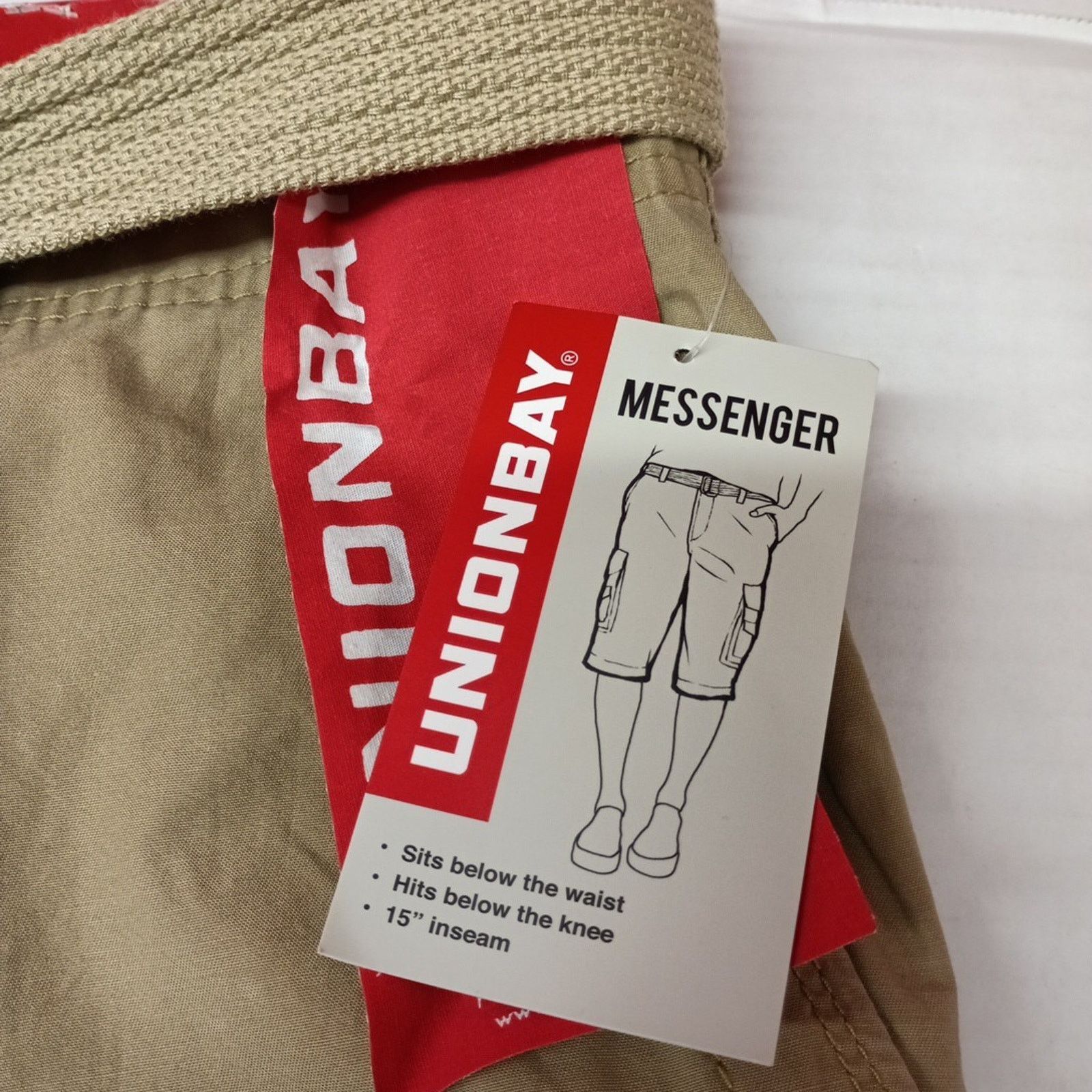 UNIONBAY Unionbay Men's Messenger Cargo Shorts Size 42 Grain Beige Size US 42 / EU 58 - 2 Thumbnail