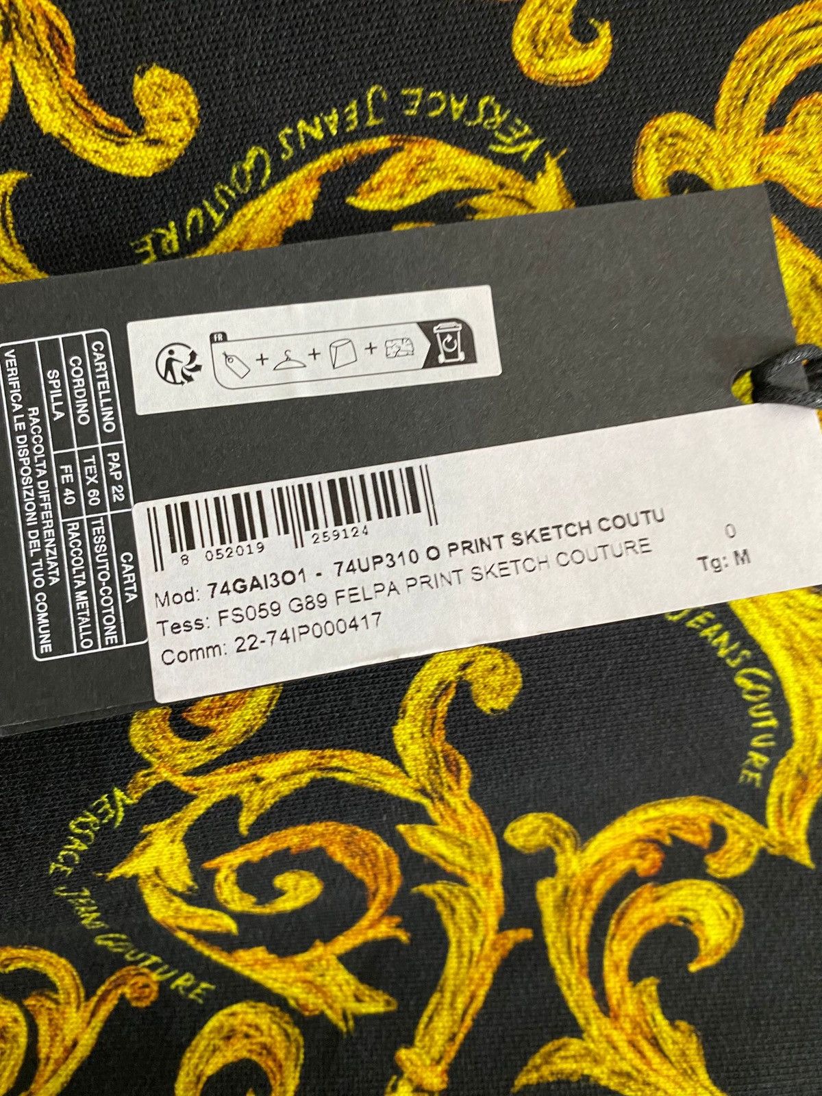 Versace Jeans Couture Versace Jeans Culture Sweatshirt Print Sketch Couture size M Size US M / EU 48-50 / 2 - 6 Thumbnail