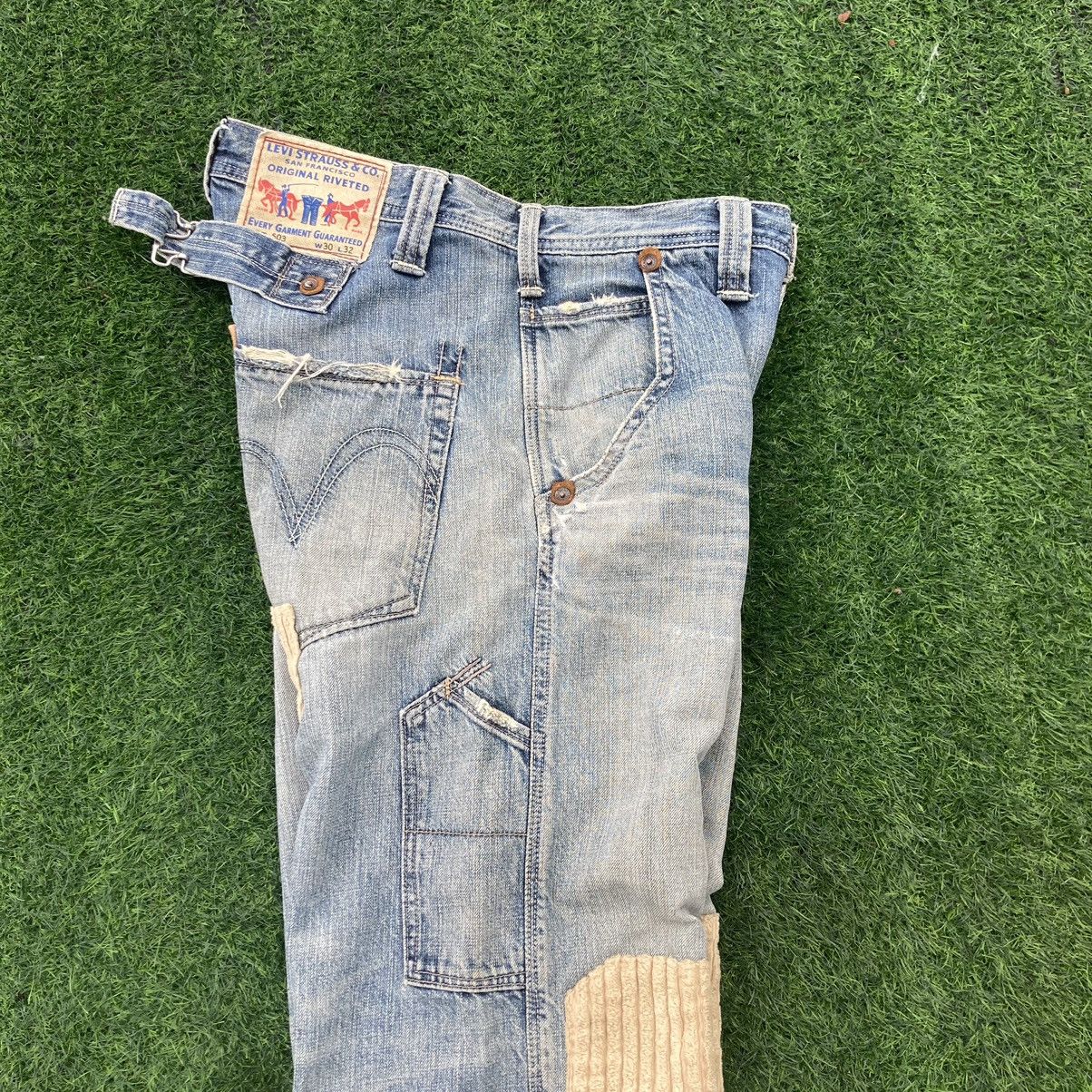 Levi's LEVI’S ORIGINAL RIVETED PATCHWORK JEANS Size US 31 - 13 Thumbnail