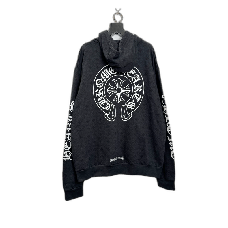 Chrome Hearts Chrome Hearts Black Hooded Sweatshirt-yf Size US L / EU 52-54 / 3 - 1 Thumbnail