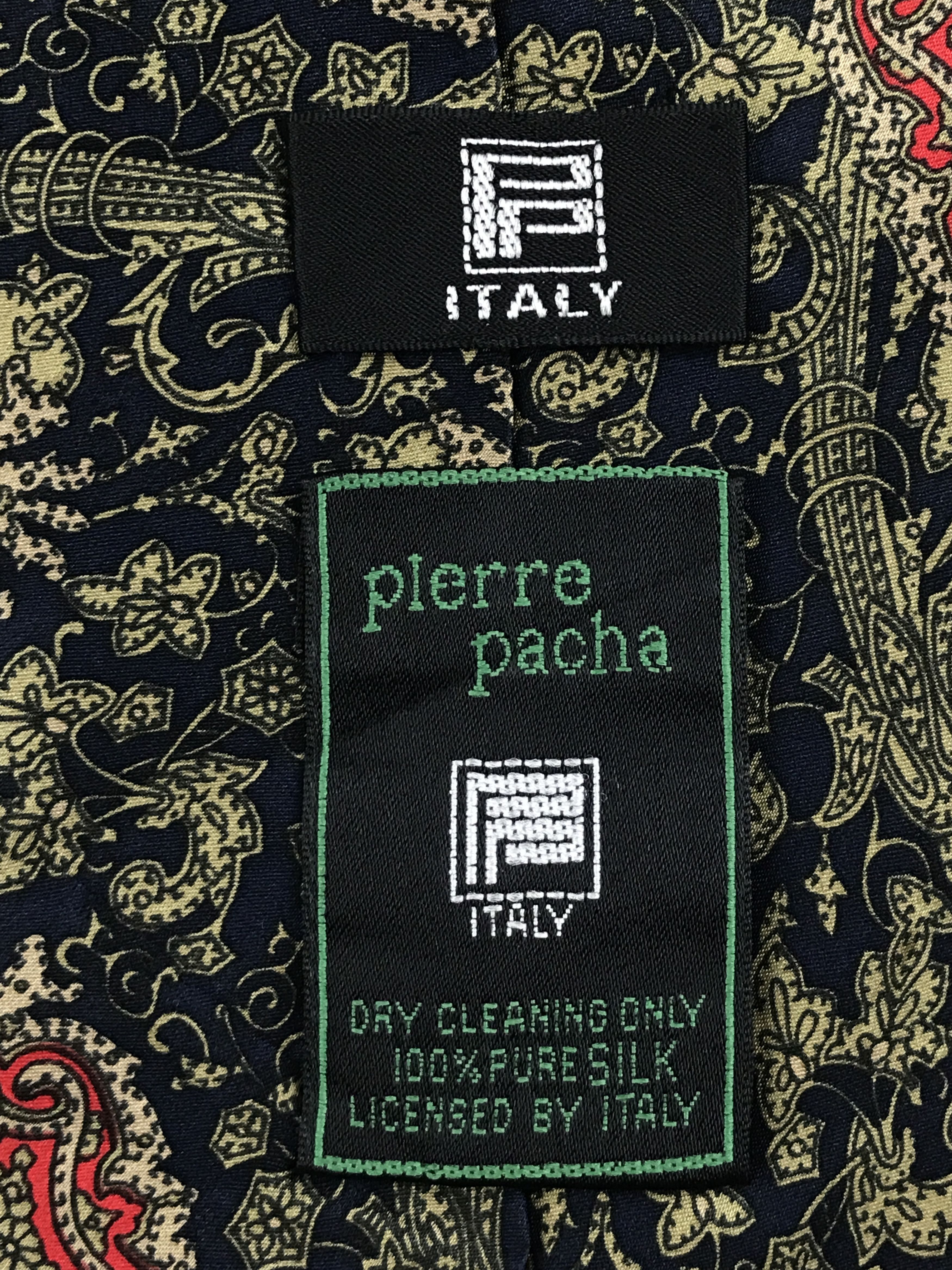 Designer × Vintage Vintage Pierre Pacha Necktie Size ONE SIZE - 6 Thumbnail