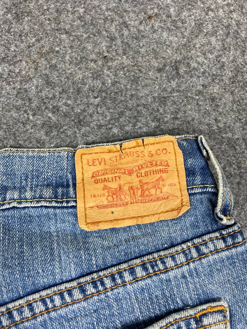 Levi's vintage levis 515 bootcut flare distressed denim Size US 33 - 3 Thumbnail