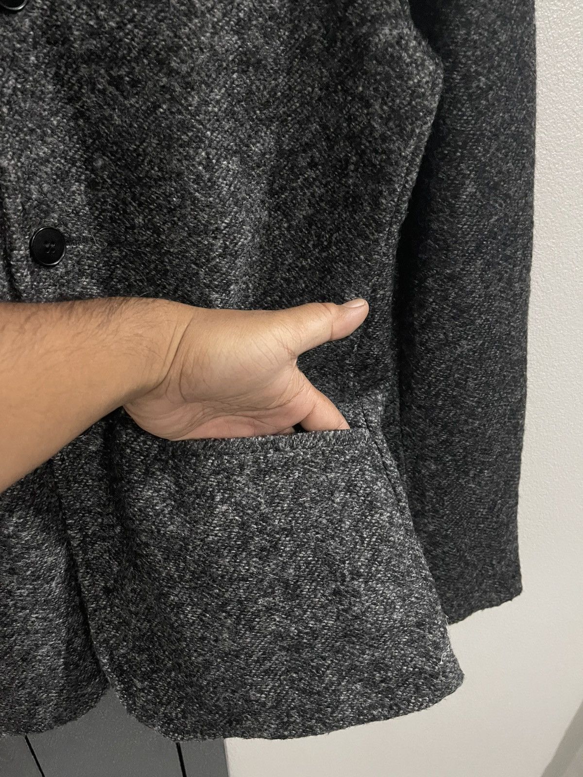 agnes b. Vintage Agnes.B Button Wool Jacket Size US S / EU 44-46 / 1 - 7 Thumbnail