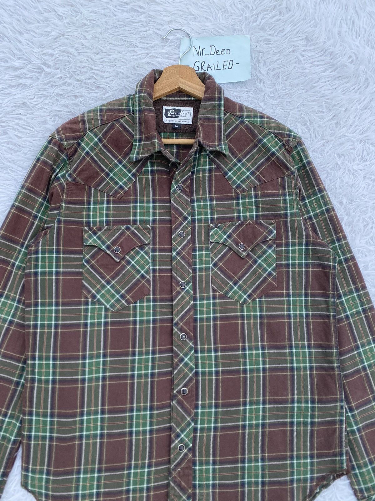 Engineered Garments Rare Engineered Garments Checkered Buttons Shirt Size US M / EU 48-50 / 2 - 7 Thumbnail