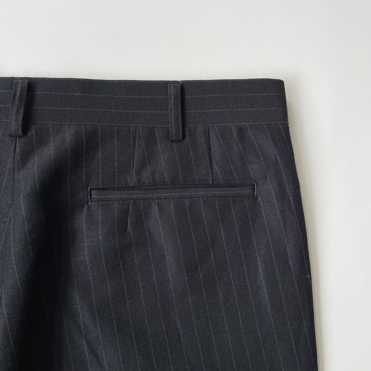 Comme des Garcons S/S 15 Black/Grey Pinstripe Trousers Size US 34 / EU 50 - 16 Thumbnail