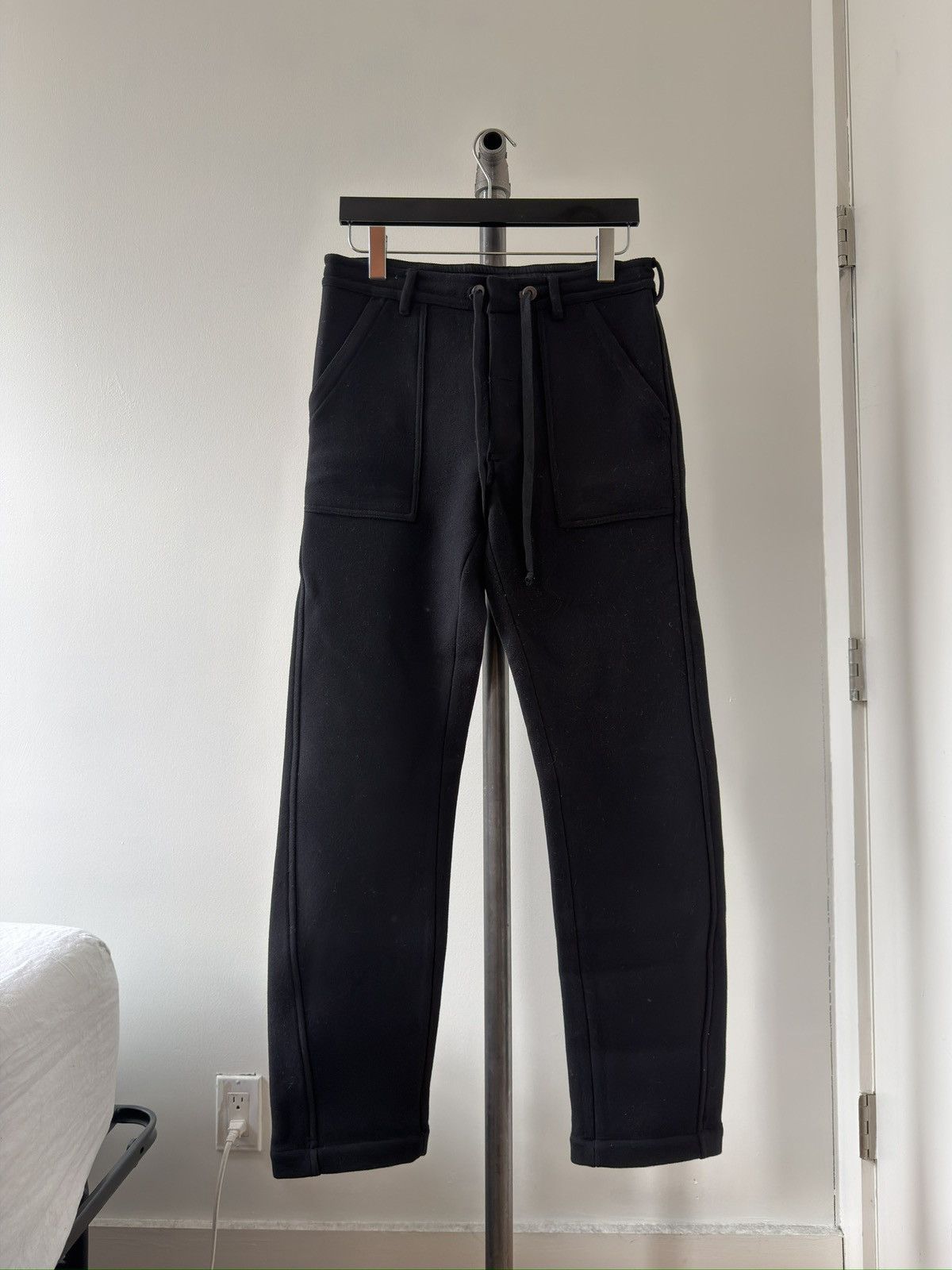 Ann Demeulemeester Drawstring Slim Wool Trousers Size US 28 / EU 44 - 1 Thumbnail