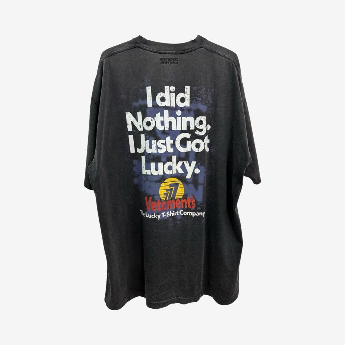 Vetements Vetements SS22 "I did nothing just got lucky" T-Shirt Size US M / EU 48-50 / 2 - 2 Thumbnail