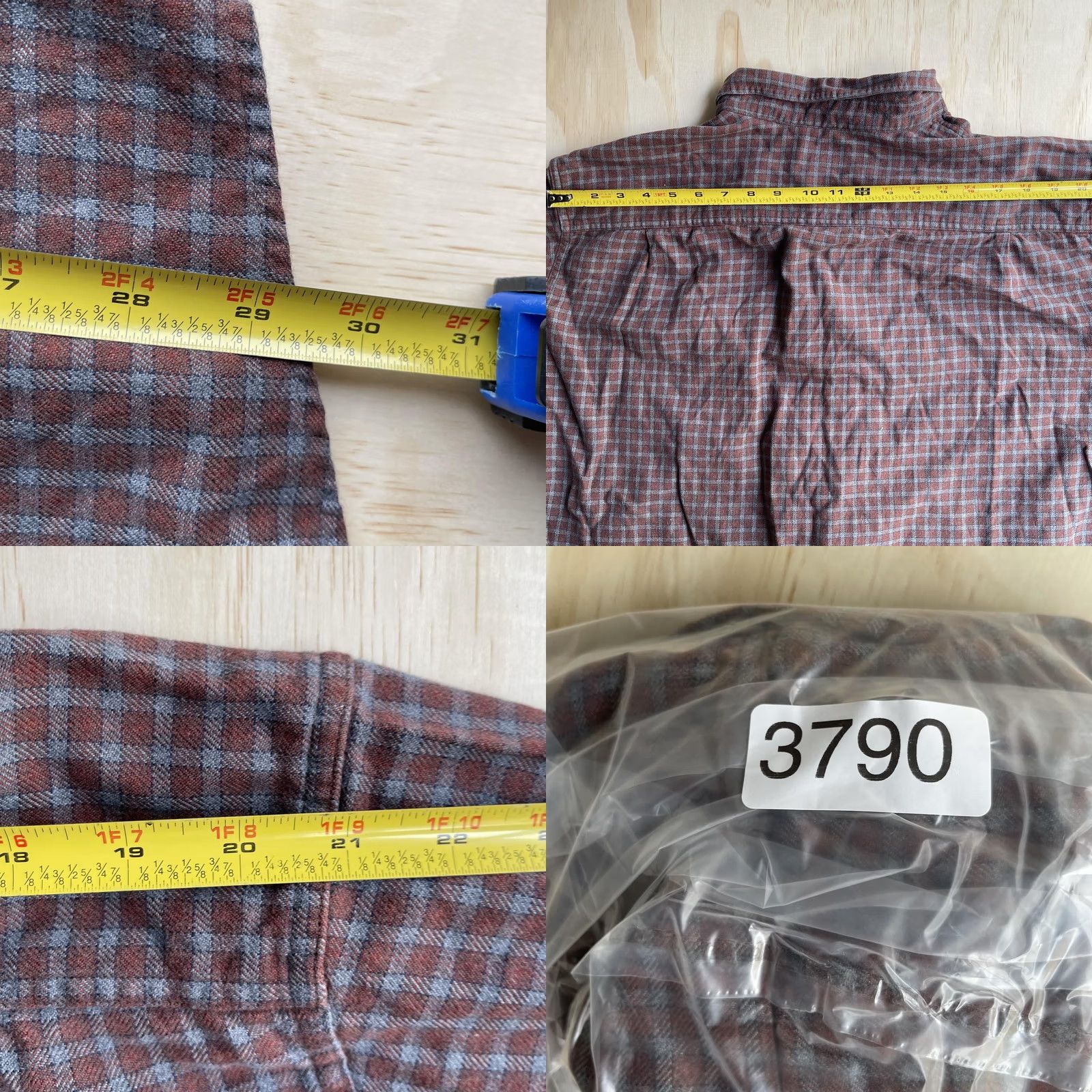 Vintage L.L.Bean Brown Plaid Flannel Shirt Mens XLT Button Up Long Sleeve Casual Size US XL / EU 56 / 4 - 8 Thumbnail