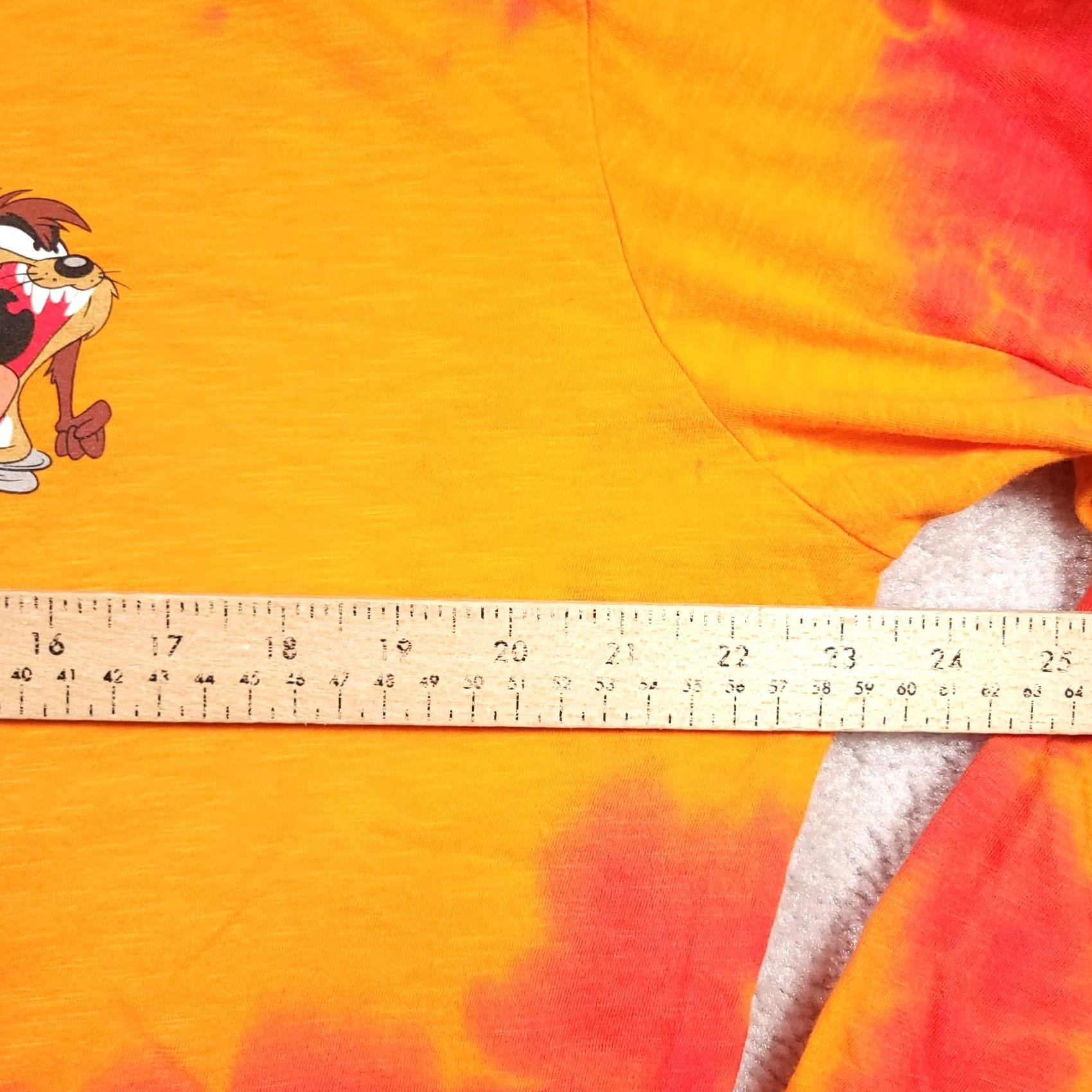 Vintage VINTAGE Looney Tunes Tie Dye Long Sleeve Shirt Bugs Daffy Taz Adult 2XL Orange Size US XXL / EU 58 / 5 - 6 Thumbnail