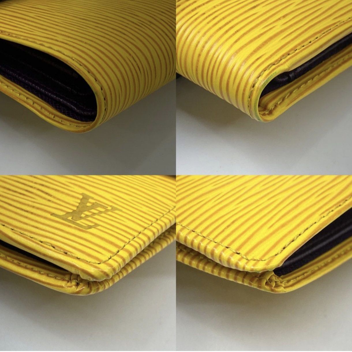 Louis Vuitton Louis Vuitton Leather Wallet Yellow Size ONE SIZE - 5 Thumbnail