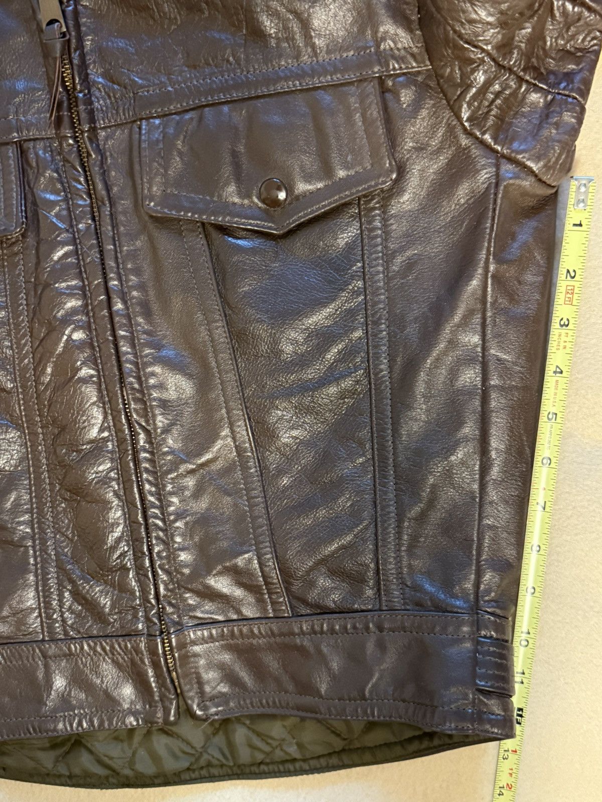 Harley Davidson Harley Davidson AMC Cavalier Leather Trucker/Moto Jacket 36 Size US XXS / EU 40 - 7 Thumbnail