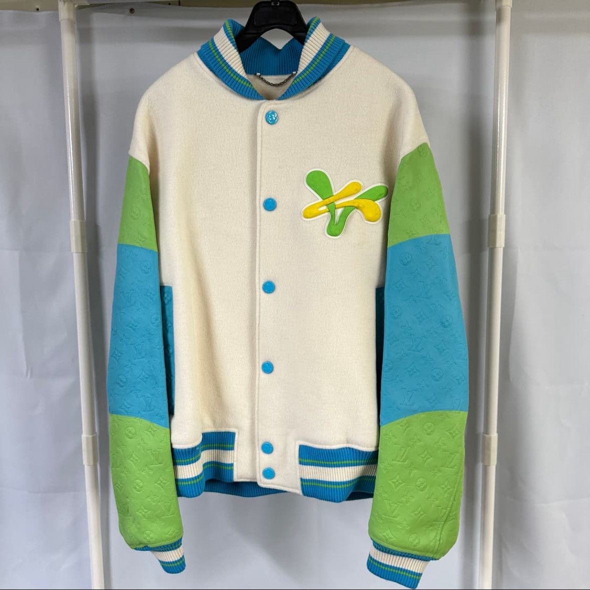 Louis Vuitton Louis Vuitton Rainbow Playground Varsity Jacket Size US M / EU 48-50 / 2 - 1 Thumbnail