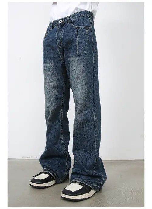 VIBE Retro multi-pocket workwear wide-leg floor-length jeans Size US 32 / EU 48 - 5 Thumbnail