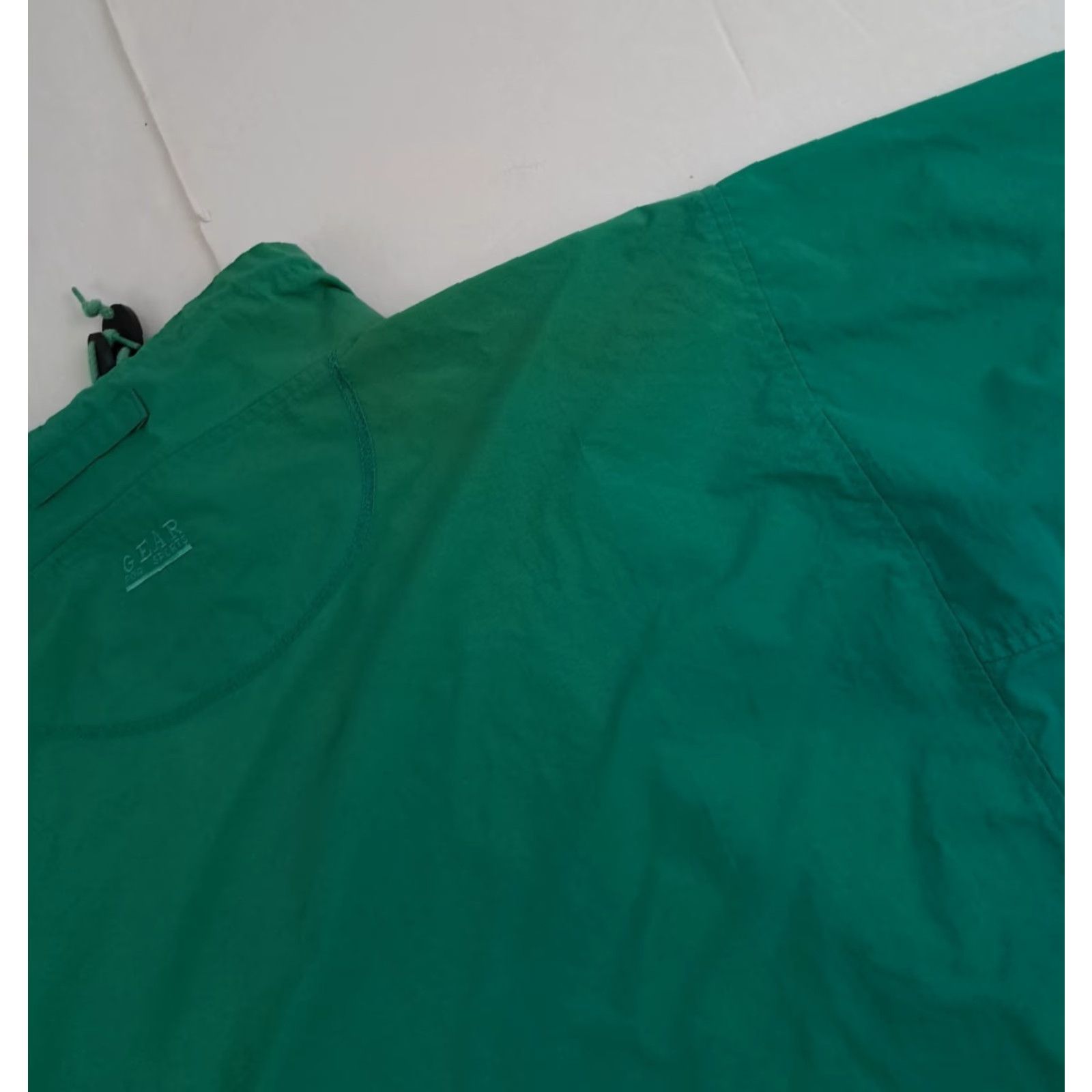 Vintage VINTAGE Eastern Michigan University Pullover Windbreaker Jacket L Unisex Adults Teal Nylon Golf University Gear FOR SPORTS/GEAR FOR SPORTS Size US L / EU 52-54 / 3 - 6 Thumbnail