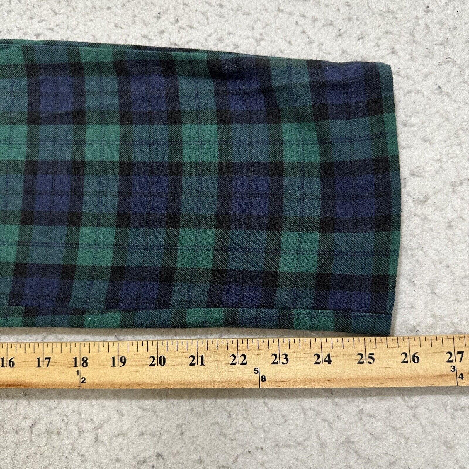 Old Navy Old Navy 6 Loungewear Sweatpants Blue Green Plaid Pants Size 28" / US 6 / IT 42 - 11 Thumbnail