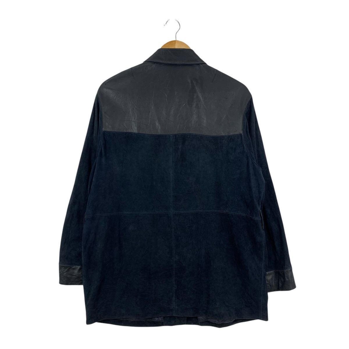 Salvatore Ferragamo Vintage SALVATORE FERRAGAMO Italy Black Leather Jacket Coat Size US L / EU 52-54 / 3 - 2 Thumbnail