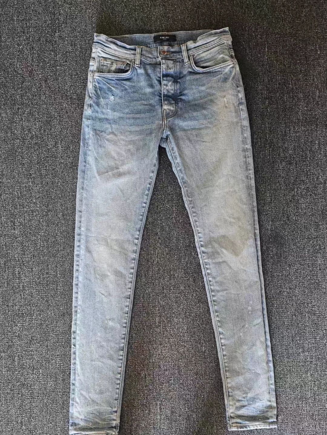 Amiri Blue Distressed Denim Jeans Size 32 Size US 32 / EU 48 - 1 Thumbnail