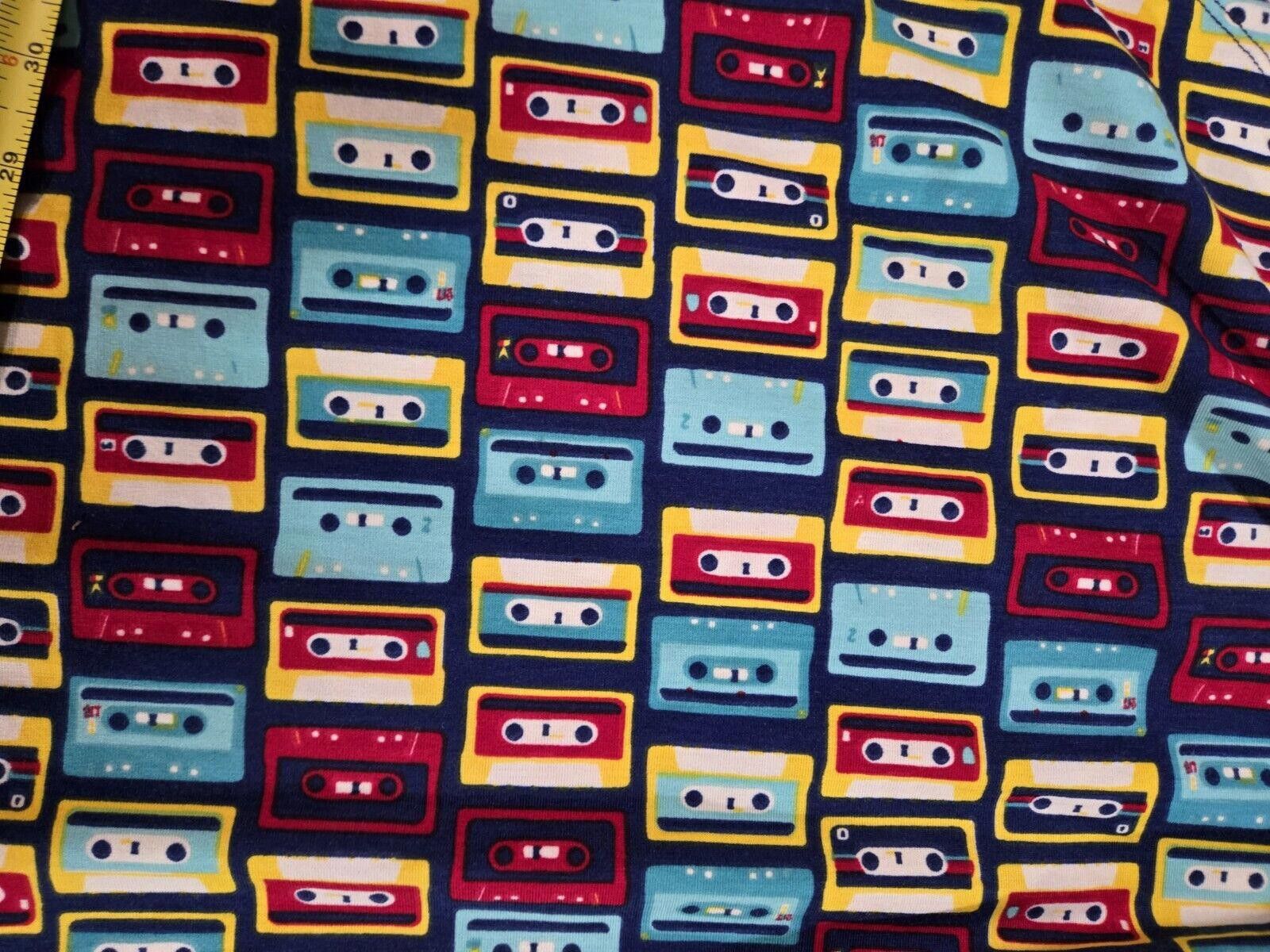 Designer New LulaRoe Nicole Dress Size XXS Fit Flare CASSETTE TAPE Size XXS / US 00 / IT 34 - 4 Thumbnail