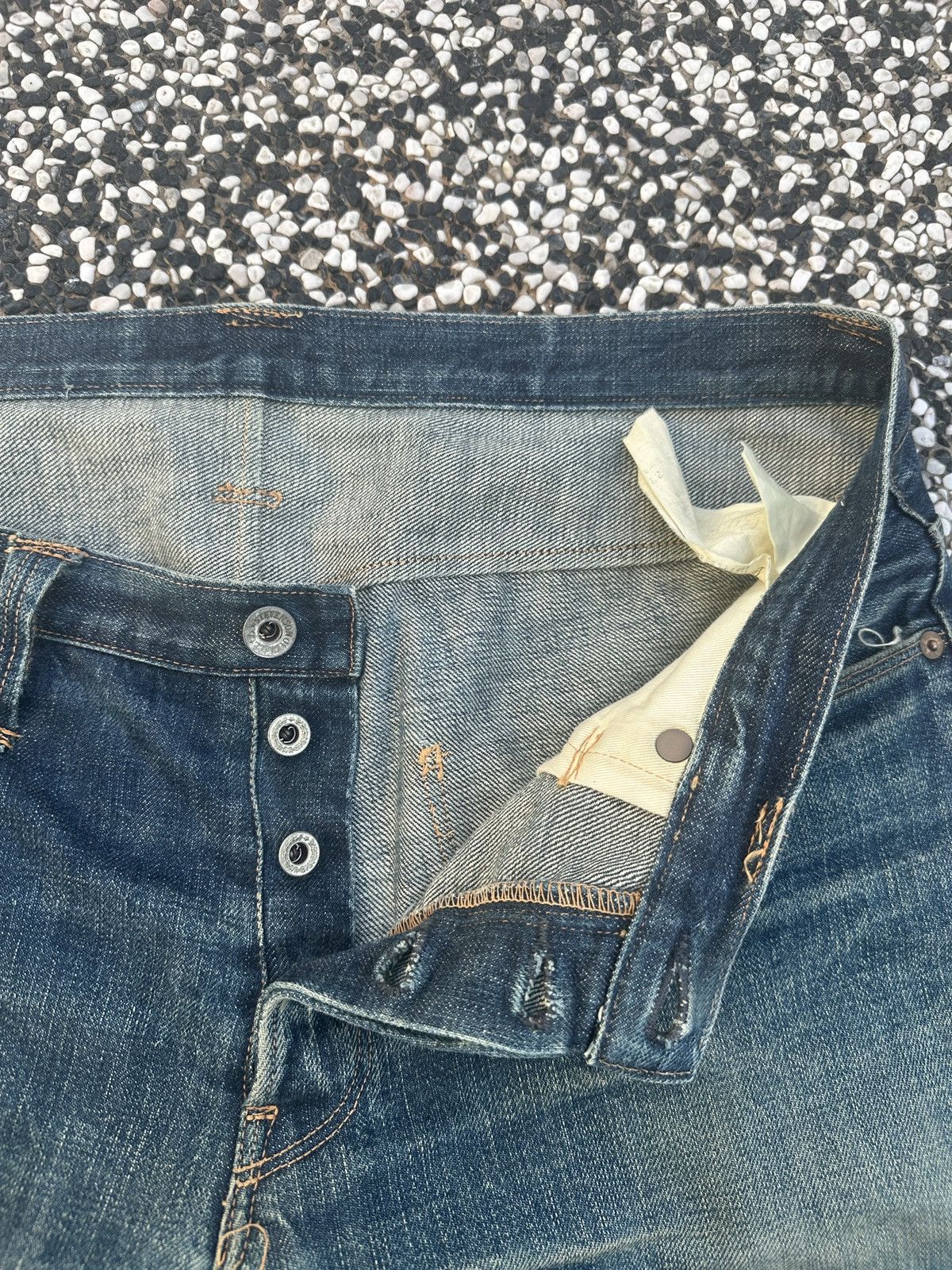 Stevenson Overall Co. Vintage Stevenson Overall Co. Selvedge Denim faded jeans Size US 34 / EU 50 - 5 Thumbnail