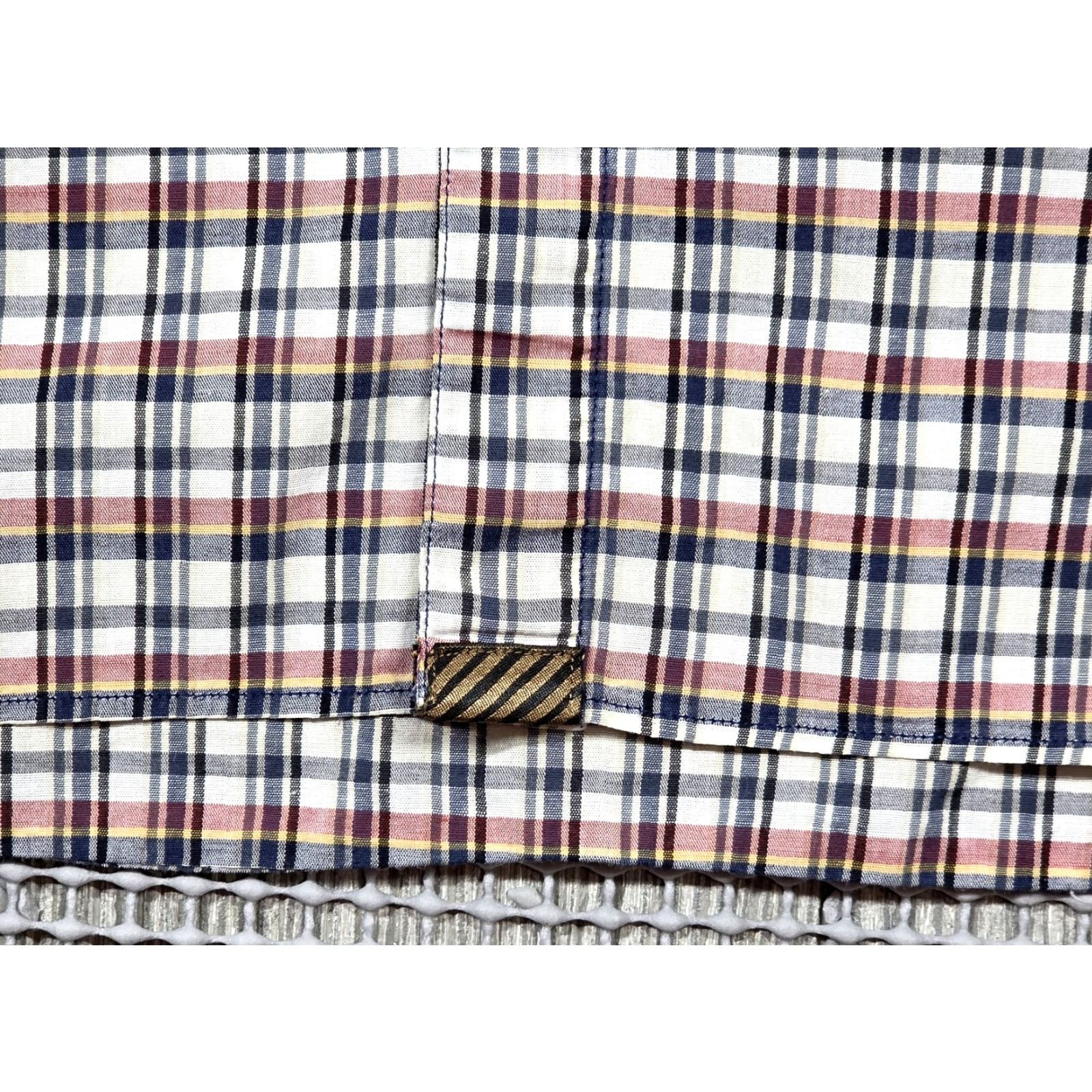 Billy Reid Billy Reid Button-Up Shirt XL Multicolor Plaid Long Sleeve Men's Italy Size US XL / EU 56 / 4 - 7 Thumbnail