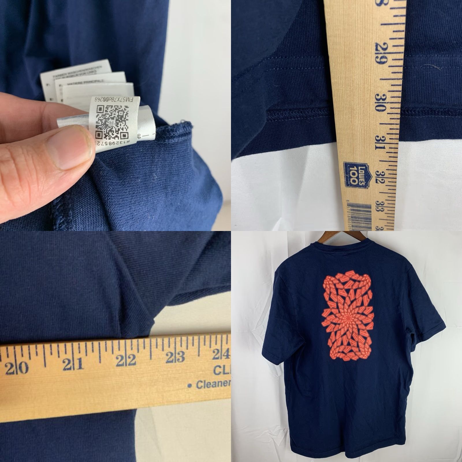 Adidas Adidas Juve Cs T-Shirt Licensed Night Indigo Large Short Sleeve Back Graphic Mens Size US L / EU 52-54 / 3 - 8 Thumbnail