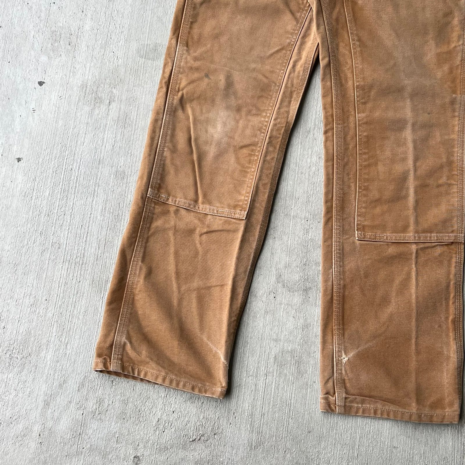 Carhartt × Vintage Carhartt brown double knee work wear carpenter pants Size US 27 - 9 Thumbnail