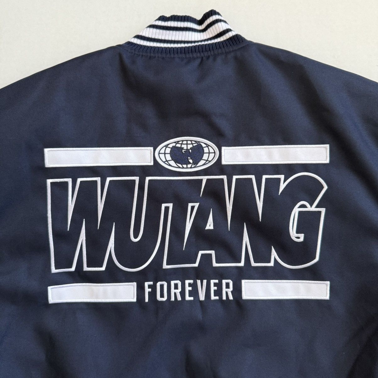 Wu-Tang Clan 🔴Wu-Tang Jacket Size Large All City Bomber Navy Blue Wu-Wear Size US L / EU 52-54 / 3 - 3 Thumbnail