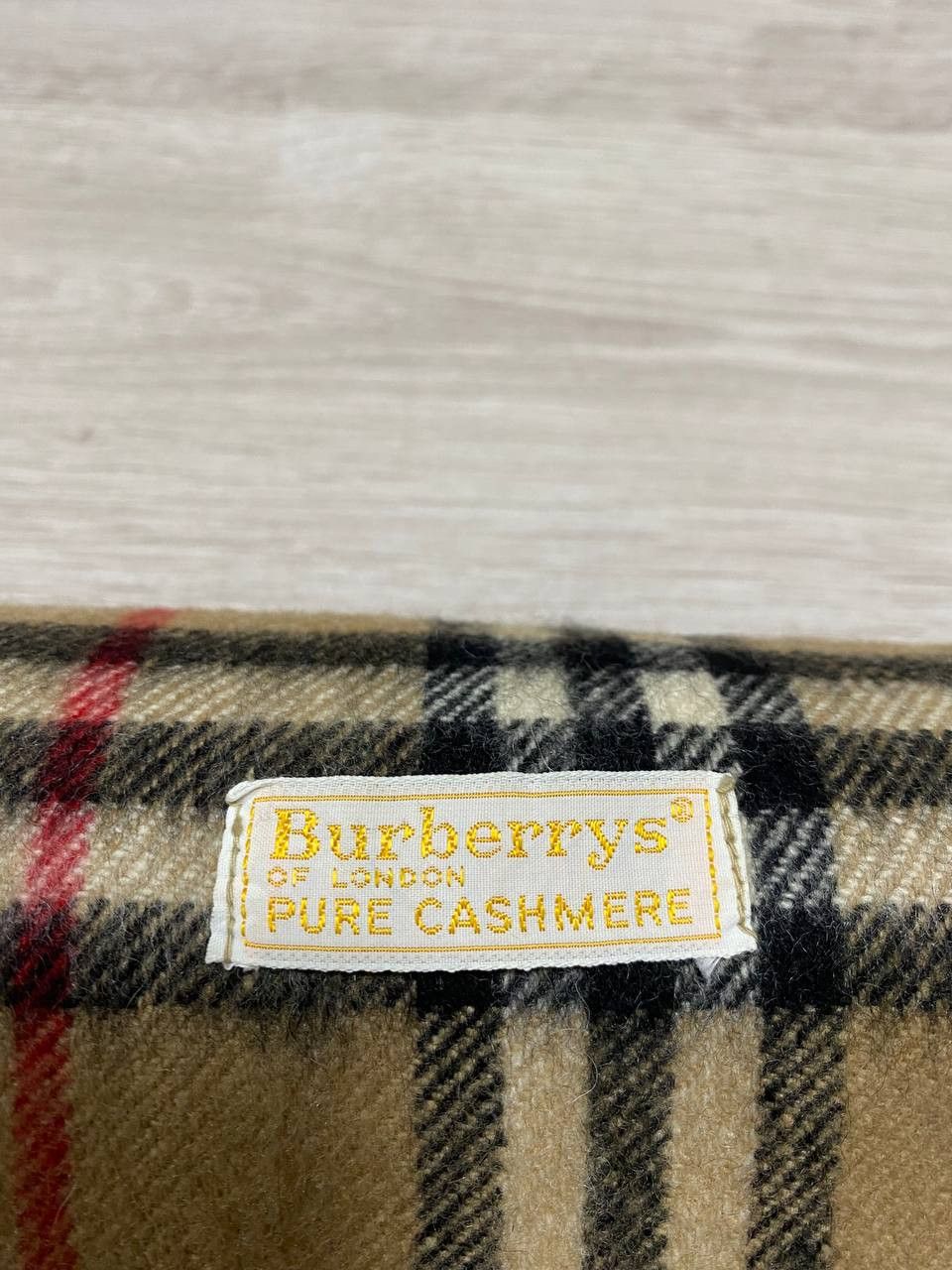 Burberry × Vintage Burberry nova check vintage cashmere scarf Size ONE SIZE - 2 Thumbnail