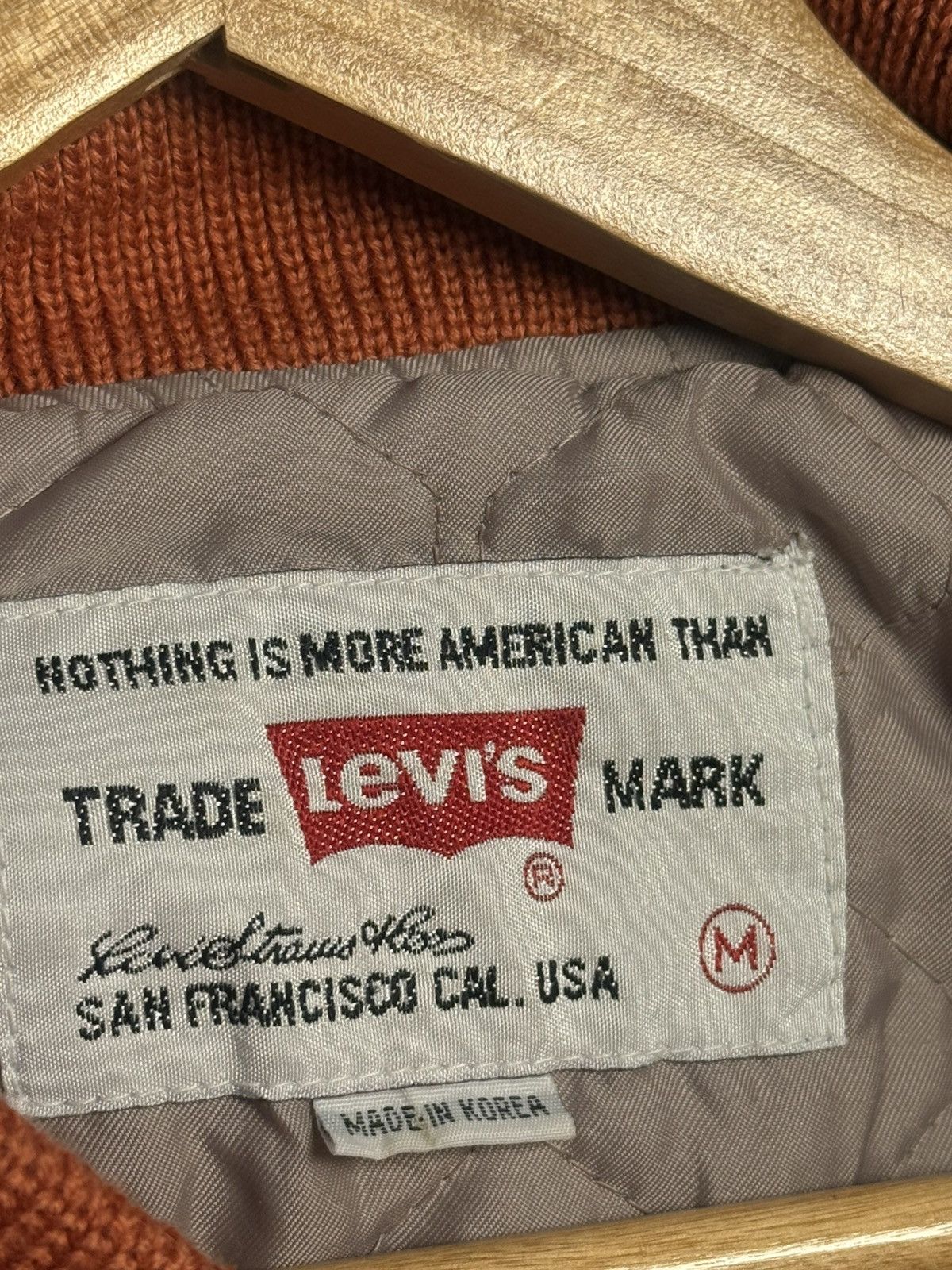 Levi's Vintage Clothing Levi's Wool Varsity Jacket Red Tab 90s Size US M / EU 48-50 / 2 - 20 Thumbnail