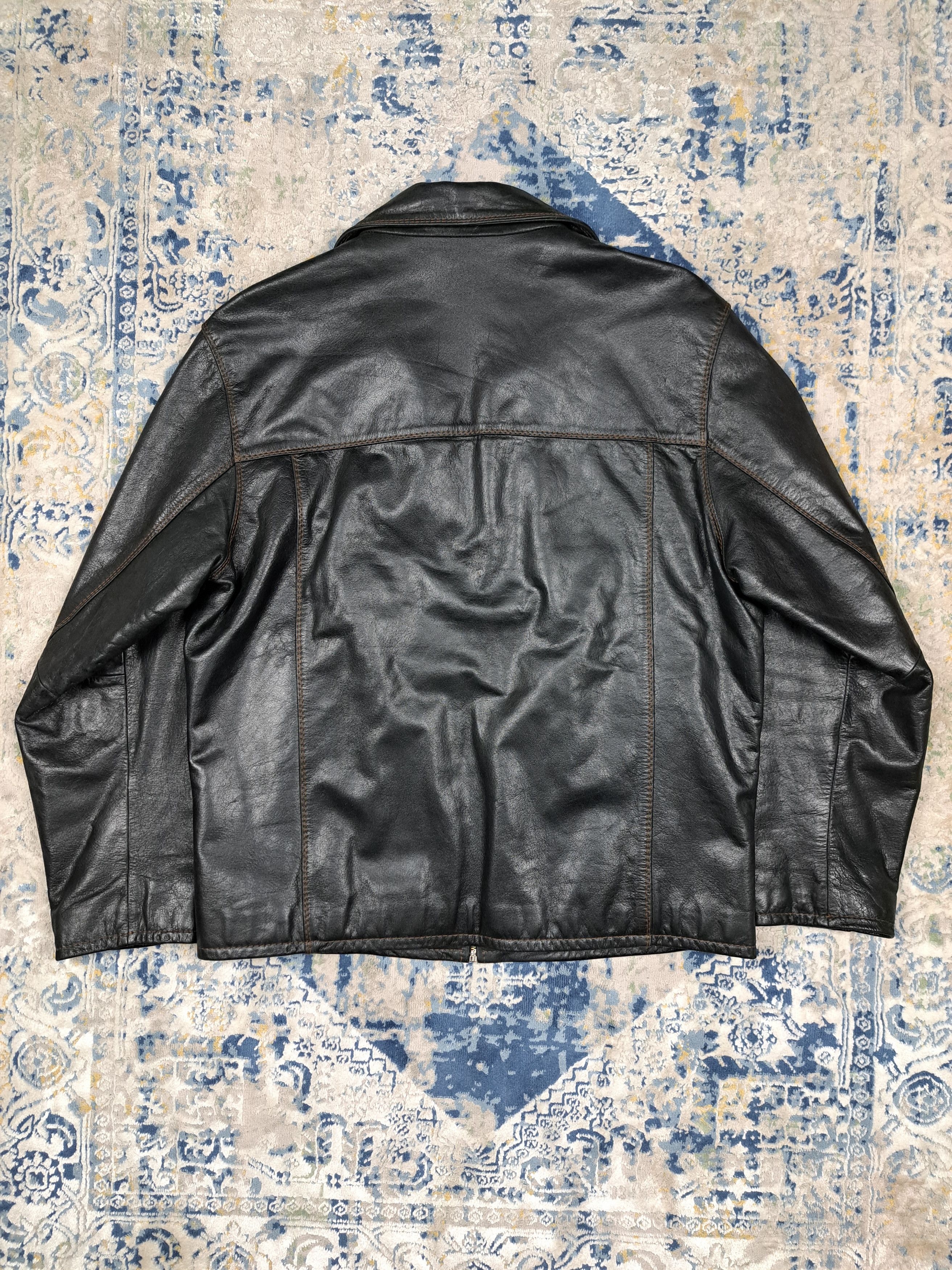 Pierre Cardin Pierre Cardin Cafe Racer Leather Jacket Archive Vintage Size US L / EU 52-54 / 3 - 4 Thumbnail