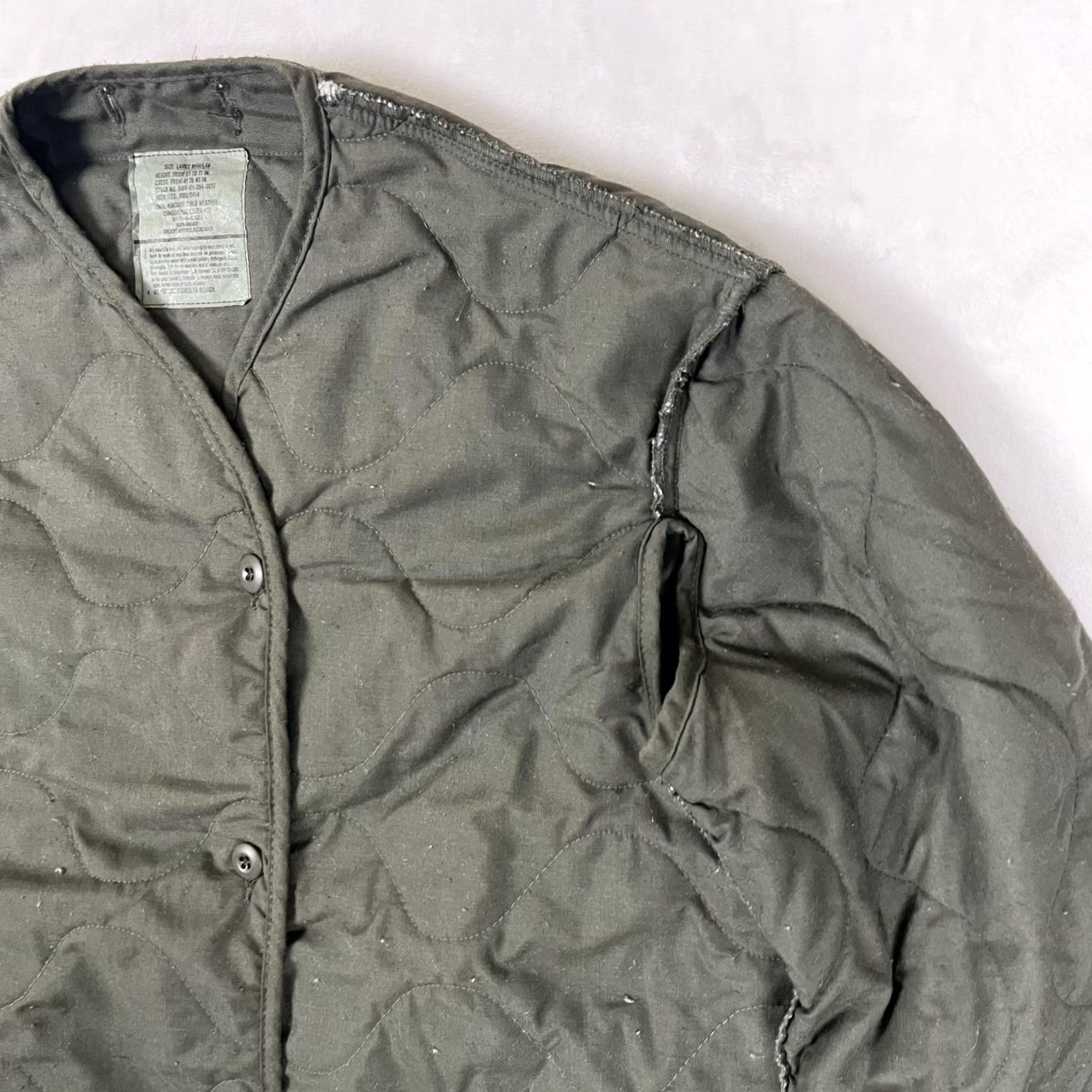 Vintage VINTAGE Creative Apparel Jacket Large Quilted Liner Aircrew Cold Weather Mens Size US L / EU 52-54 / 3 - 7 Thumbnail