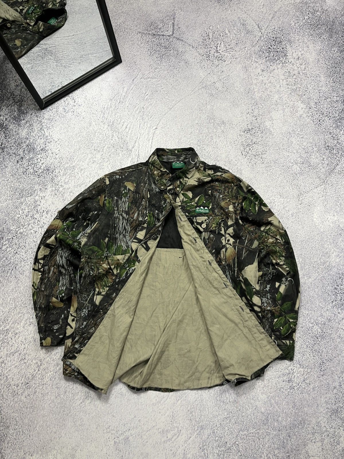 Mossy Oaks × Realtree × Vintage Ridgeline Of New Zealand Camo Crazy Real Tree Hunting Jacket Size US XXL / EU 58 / 5 - 10 Thumbnail