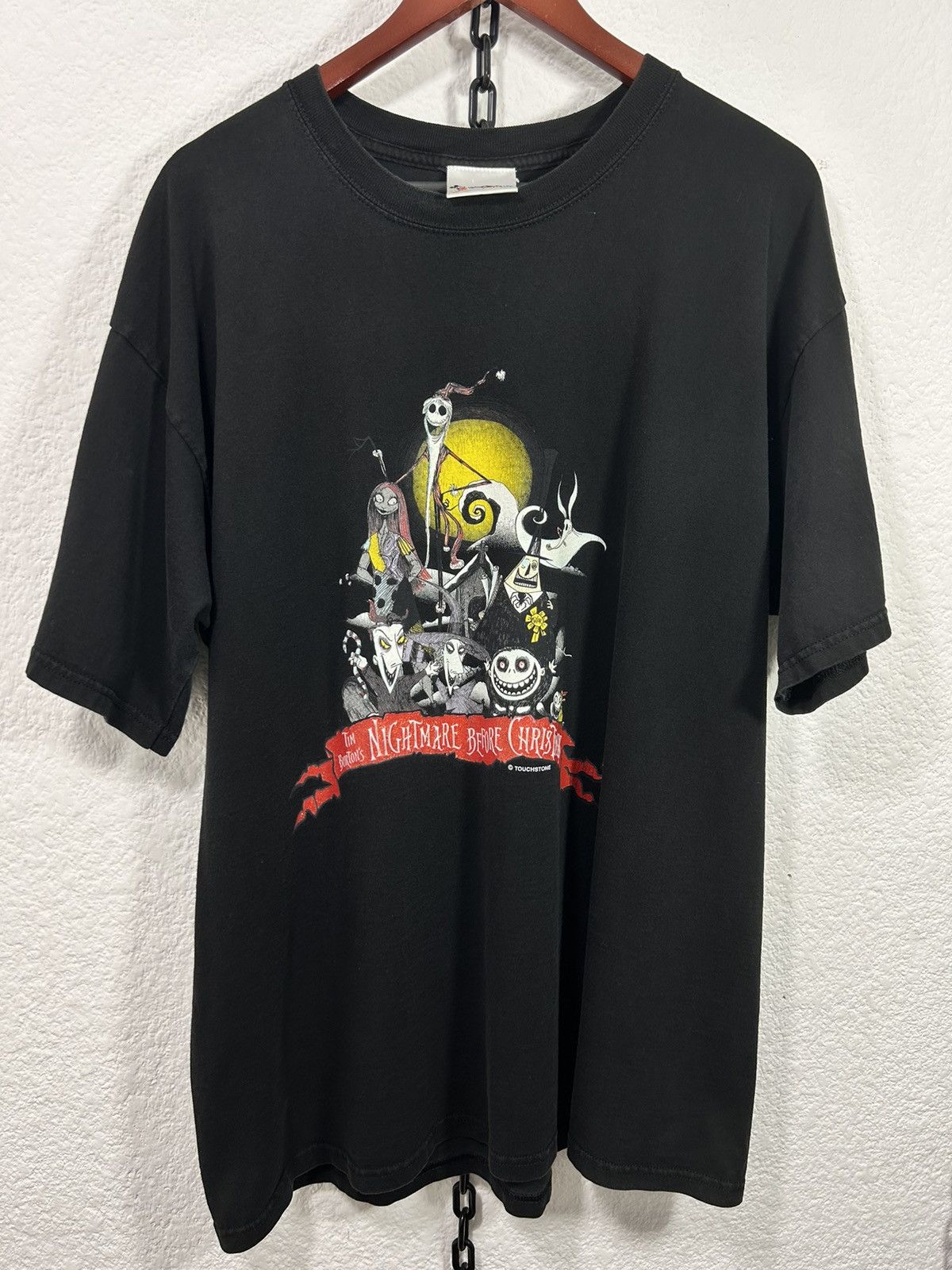 Disney TIM BURTON “THE NIGHTMARE BEFORE CHRISTMAS”VINTAGE SHIRT Size US XL / EU 56 / 4 - 1 Thumbnail
