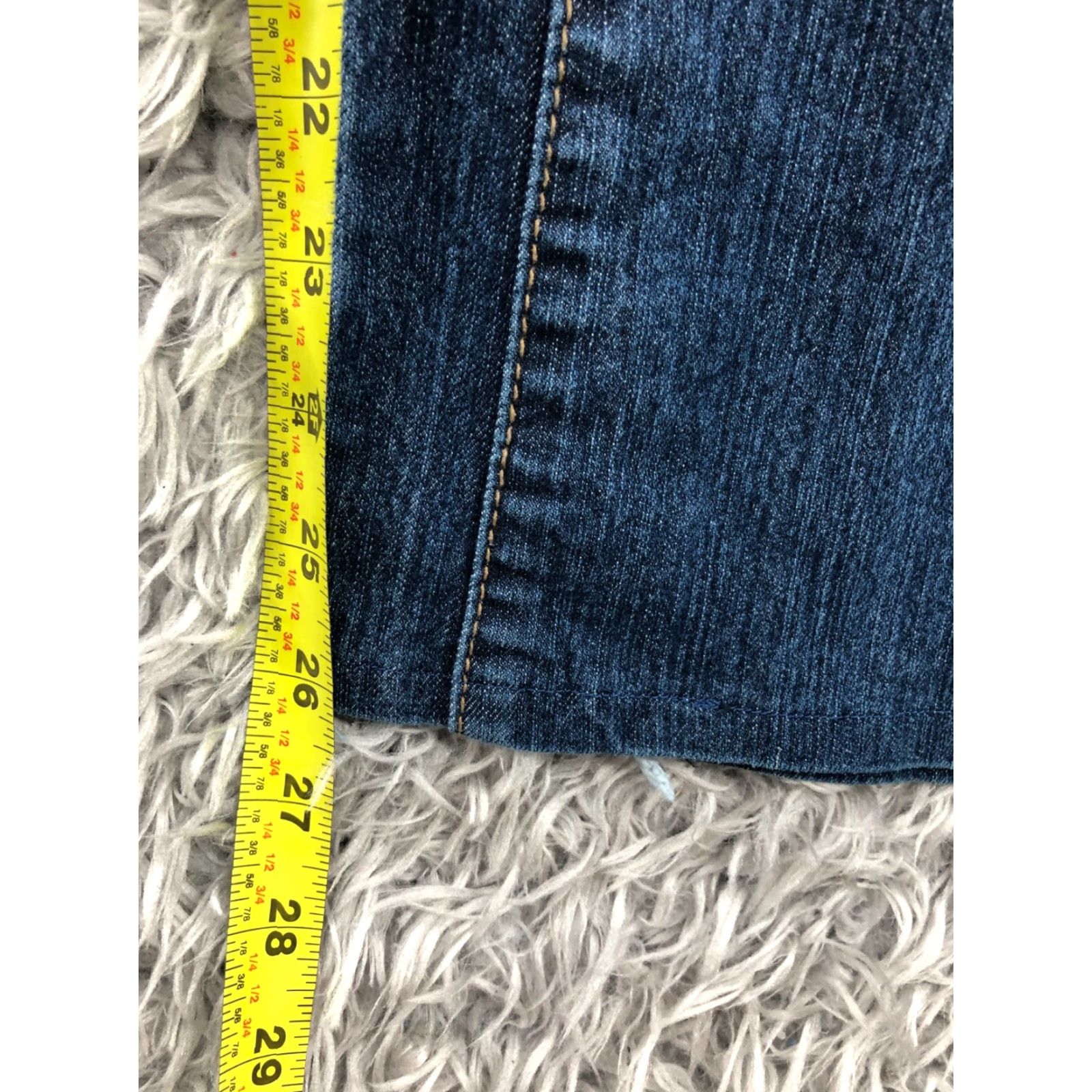 Faded Glory Faded Glory Jeans Bootcut Womens Medium Blue Size 8 Regular 27in Inseam Denim Cotton Pocket Zipper Belt Loops 5-Pocket Size 30" / US 8 / IT 44 - 3 Thumbnail
