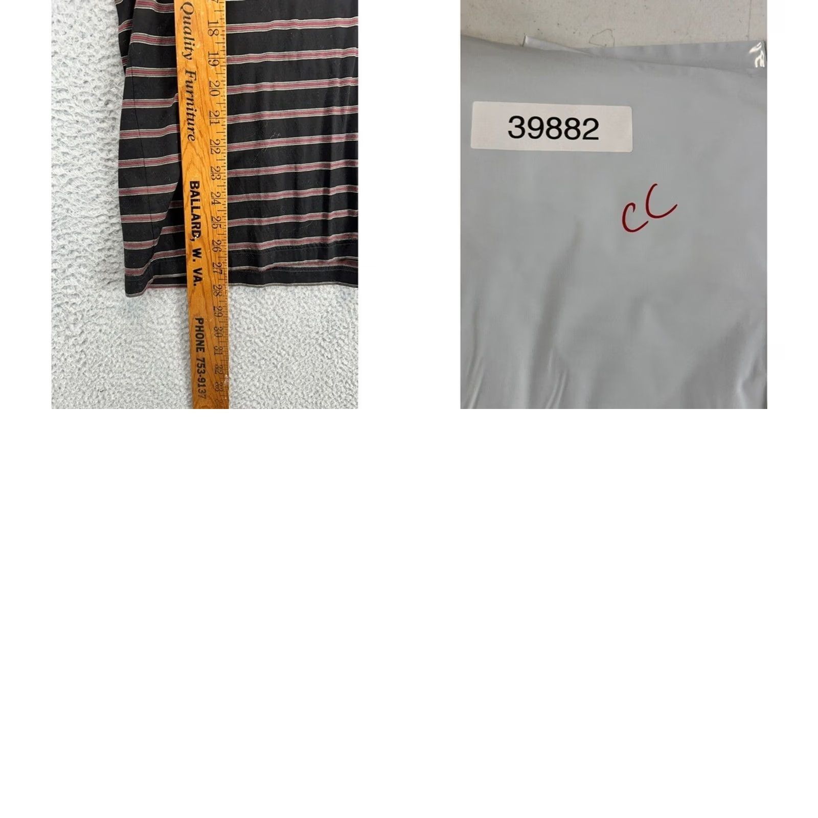 Vintage Clubhouse Collection Shirt Mens Large Black Striped Polo Golf Rugby Short Sleeve Mens L Size US L / EU 52-54 / 3 - 8 Thumbnail