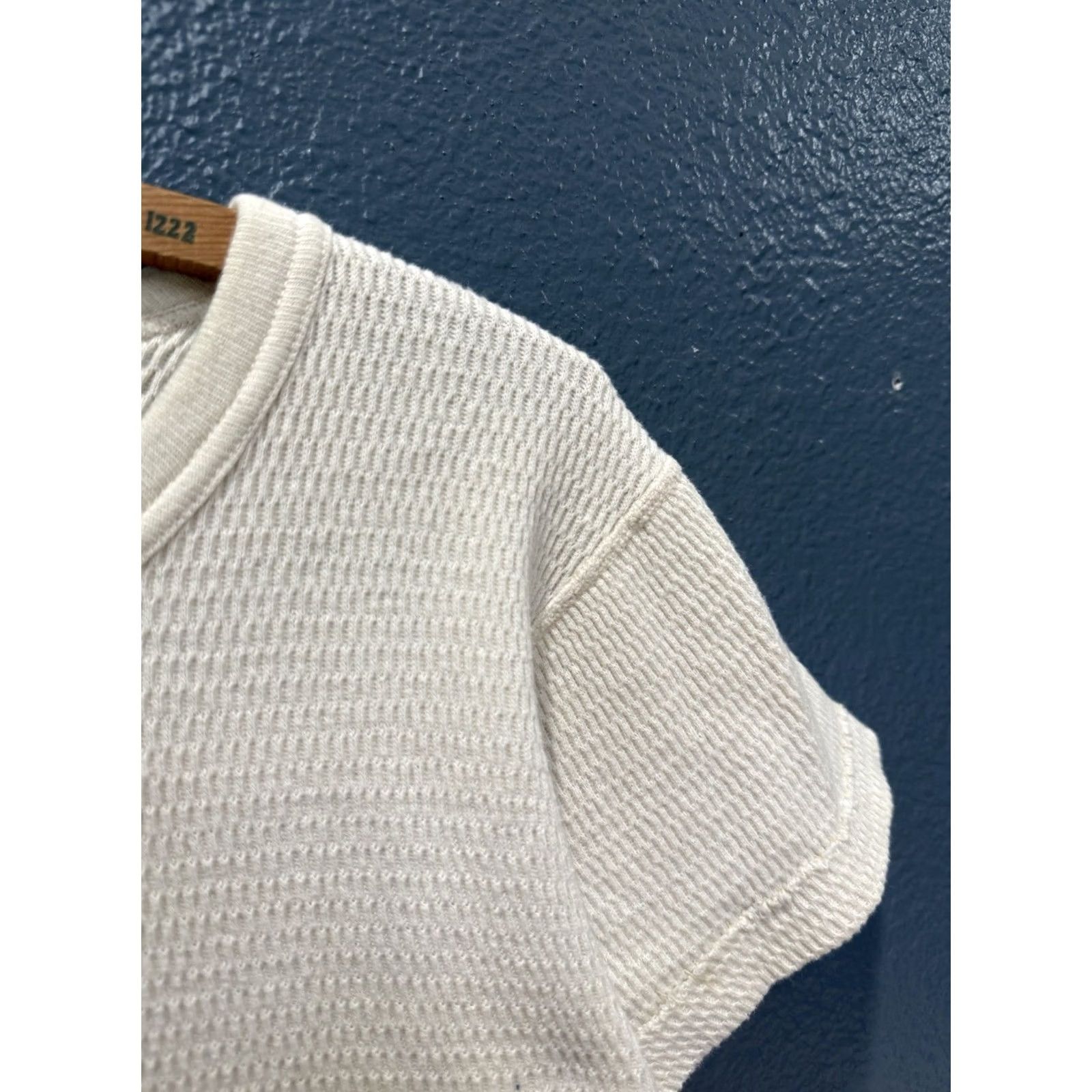 Vintage VINTAGE USA Cotton Waffle Thermal Tee Shirt Size Medium Men’s 60’s Size US M / EU 48-50 / 2 - 4 Thumbnail
