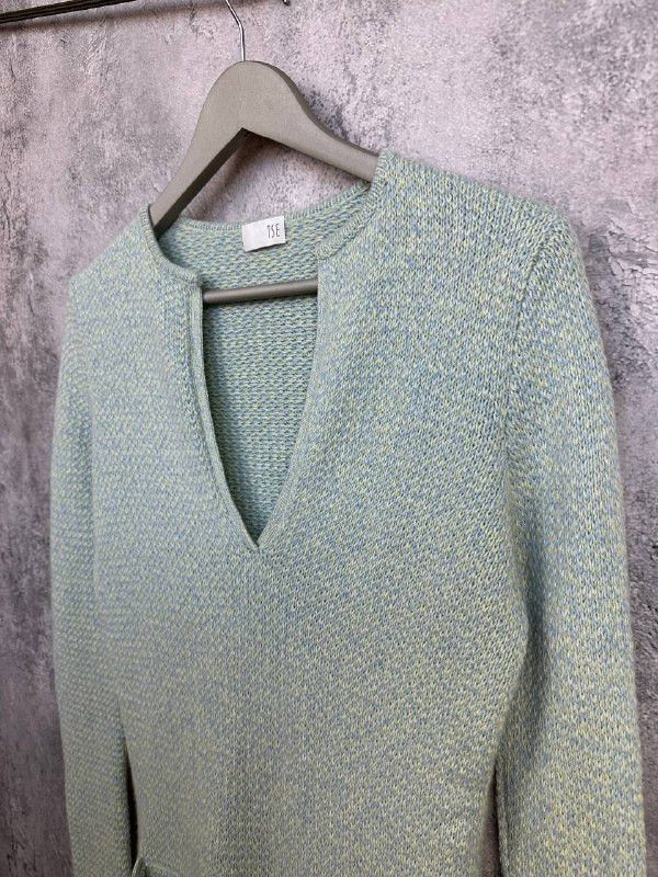 Tse TSE 100% Cashmere Split Neck Sweater Knit Pullover Jumper Size S / US 4 / IT 40 - 5 Thumbnail