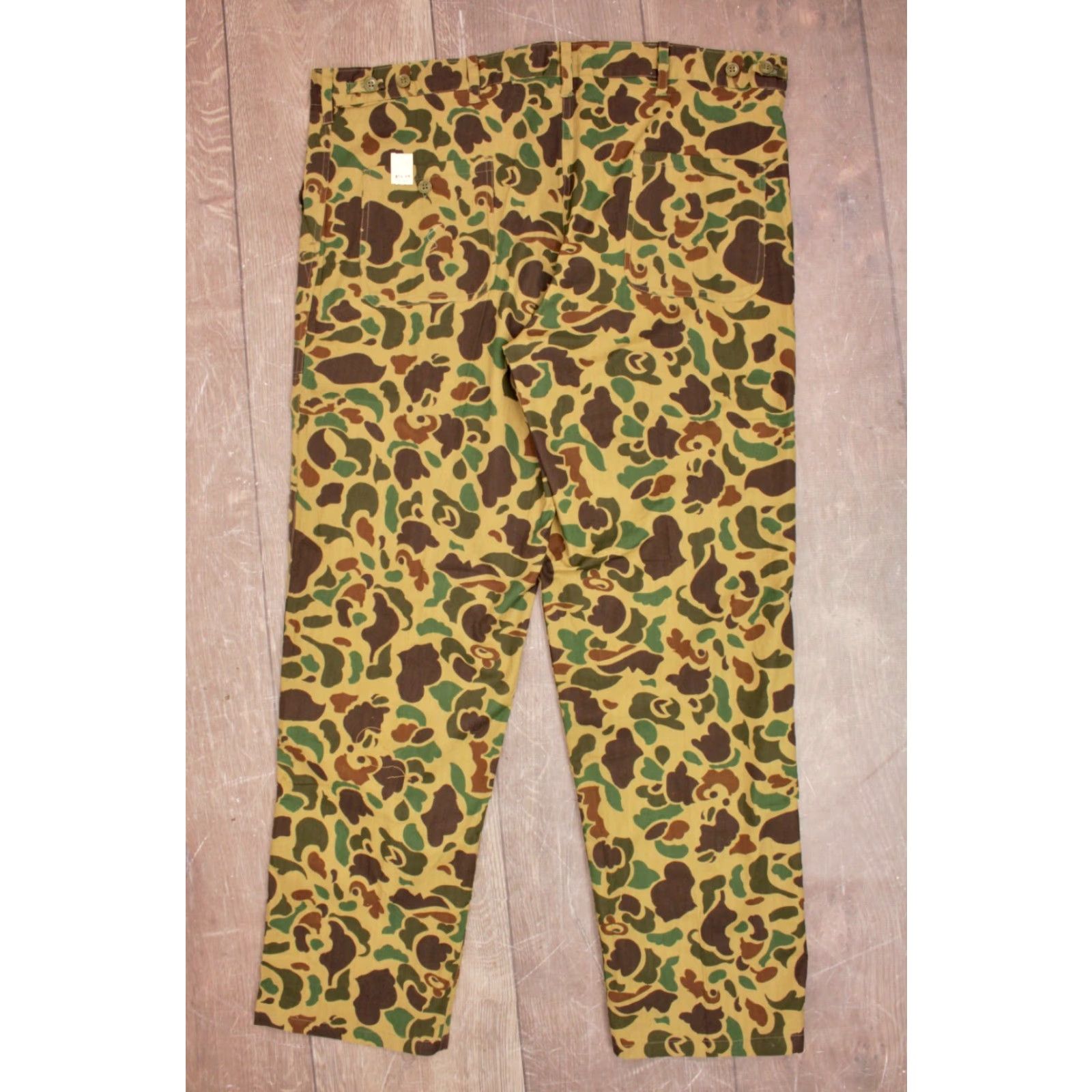Vintage VINTAGE Men’s VTG 70s Duck Hunter Camo Pants XL 42x31.5 Cotton Green 1970s Mens Size US 42 / EU 58 - 3 Thumbnail