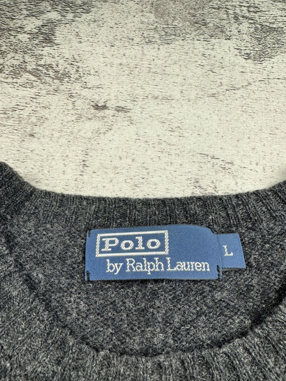 Polo Ralph Lauren Polo Ralph Lauren Wool Basic Blank Varsity Sweater Pullover Size US L / EU 52-54 / 3 - 9 Thumbnail