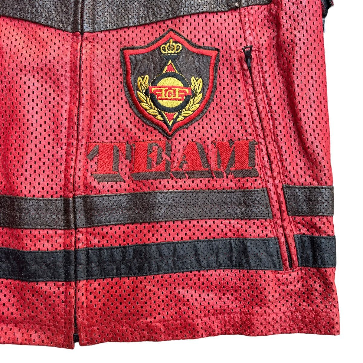 Gianfranco Ferre Ferre Racing Team Rally Dakar Leather Jacket Size US M / EU 48-50 / 2 - 7 Thumbnail