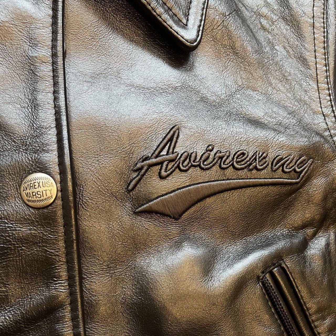 Avirex Avirex Leather Varsity Jacket Size XS / US 0-2 / IT 36-38 - 5 Thumbnail