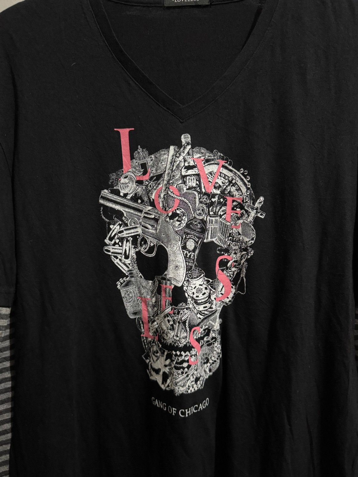 Hysteric Glamour × If Six Was Nine × Japanese Brand Y2k Loveless skull double layer ifsixwasnine longsleeve Size US M / EU 48-50 / 2 - 3 Thumbnail