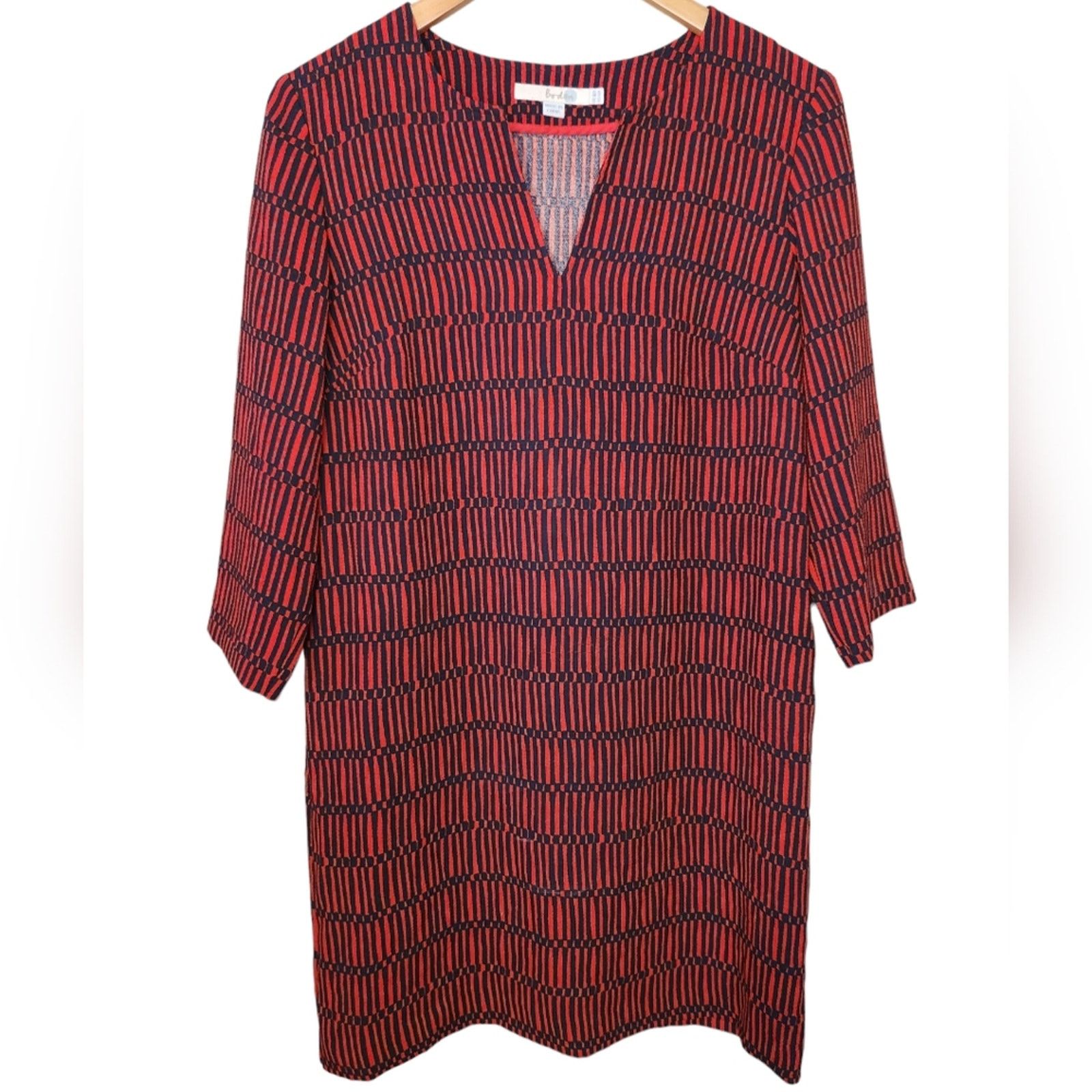 Boden Boden Easy Notch Neck Tunic Dress 6 R Size M / US 6-8 / IT 42-44 - 3 Thumbnail