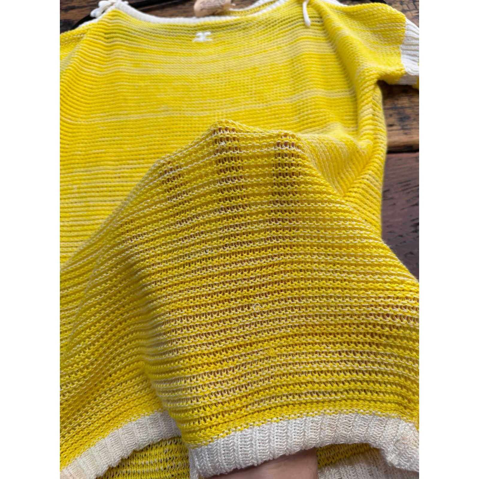 Courreges Vintage Courreges Paris Knit Sweater Size XS / US 0-2 / IT 36-38 - 11 Thumbnail