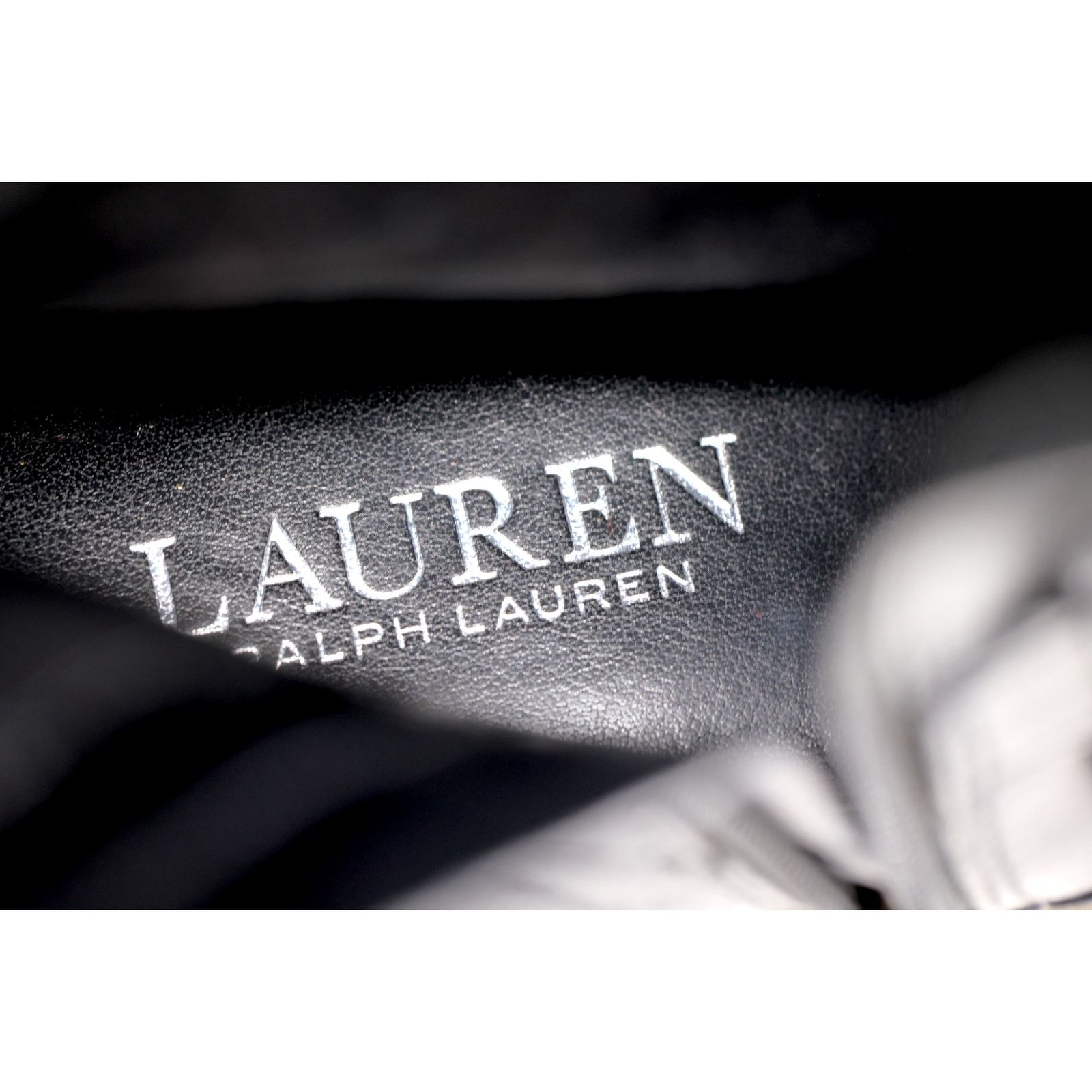 Ralph Lauren Ralph Lauren Margarite Leather Boots 5.5B Black 15" KneeHigh Size US 5.5 / IT 35.5 - 18 Thumbnail