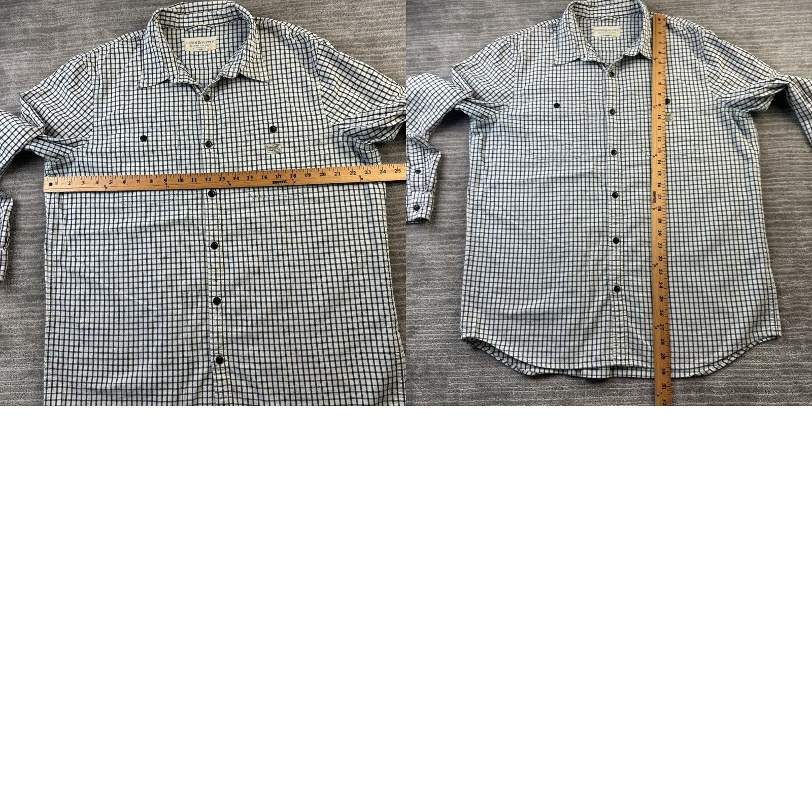 Vintage Denim & Supply Ralph Lauren Shirt Mens XL Blue Double Pocket Worker Frontier Size US XL / EU 56 / 4 - 8 Thumbnail