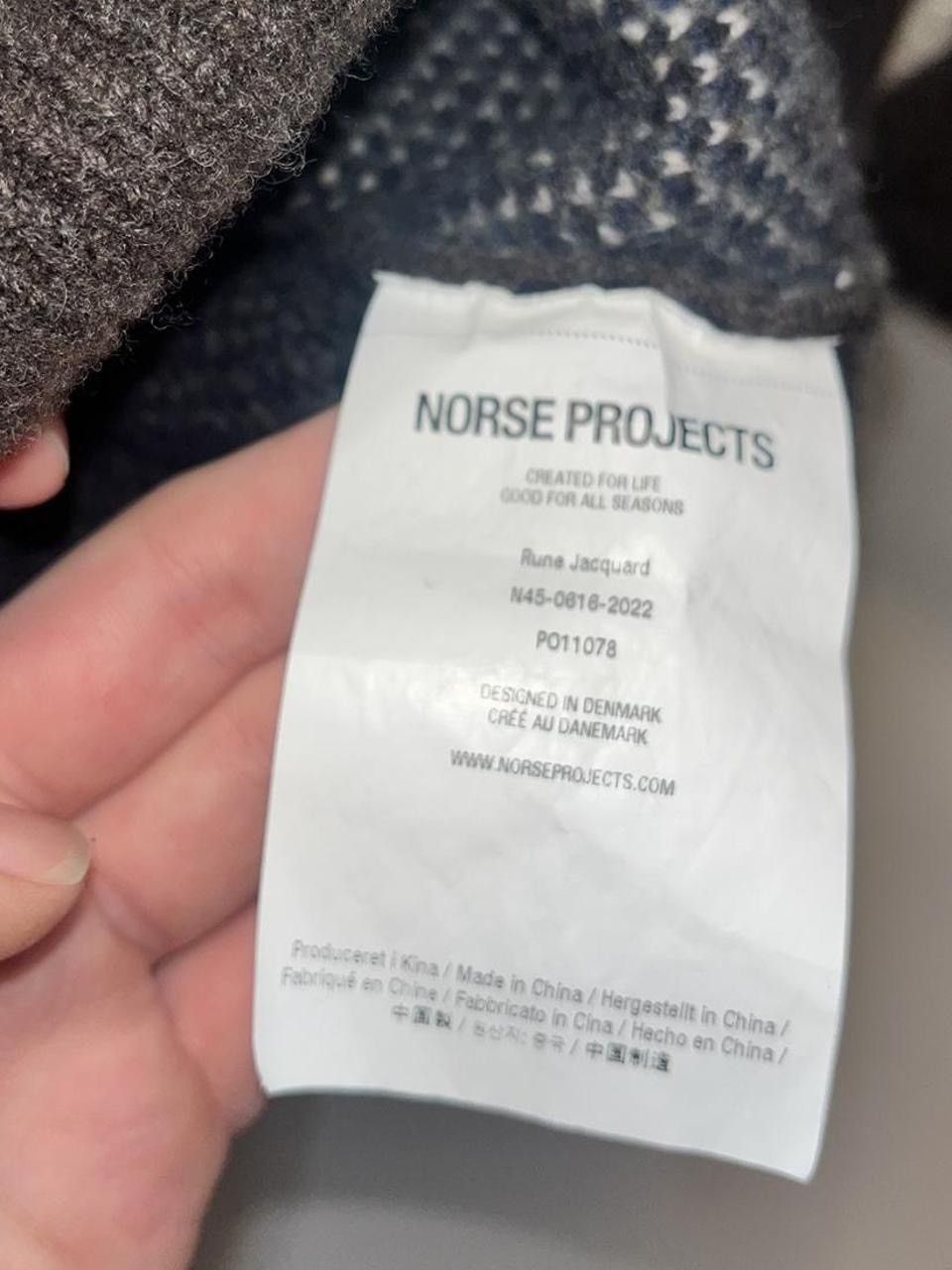 Norse Projects Organic Shapes Knit Sweater Size US L / EU 52-54 / 3 - 4 Thumbnail