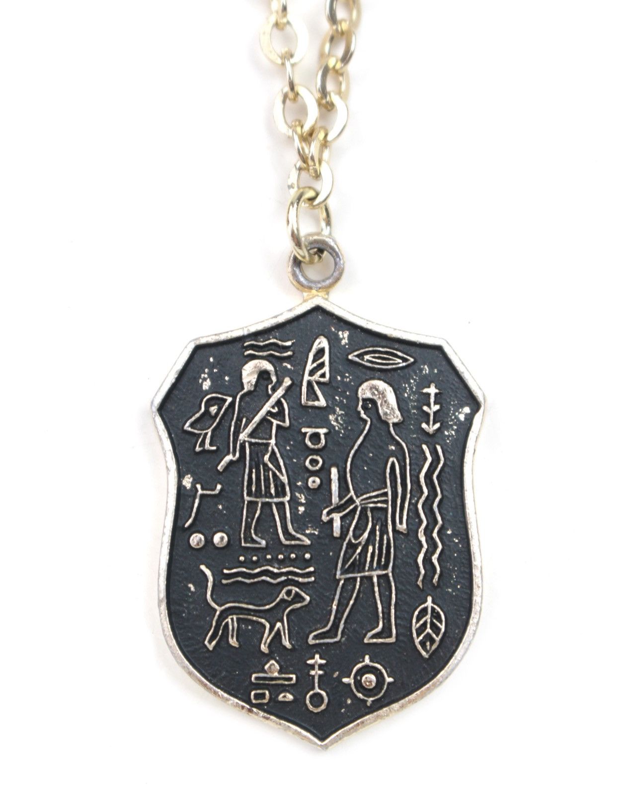 Hysteric Glamour 2000S JAPANESE MADE EGYPTIAN HIEROGLYPH SHIELD NECKLACE Size ONE SIZE - 1 Thumbnail